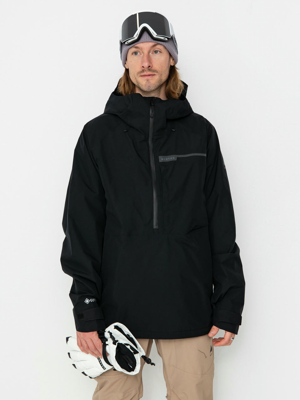 Pánská Snowboardová bunda Burton Pillowline Gore Tex Anorak (true black)