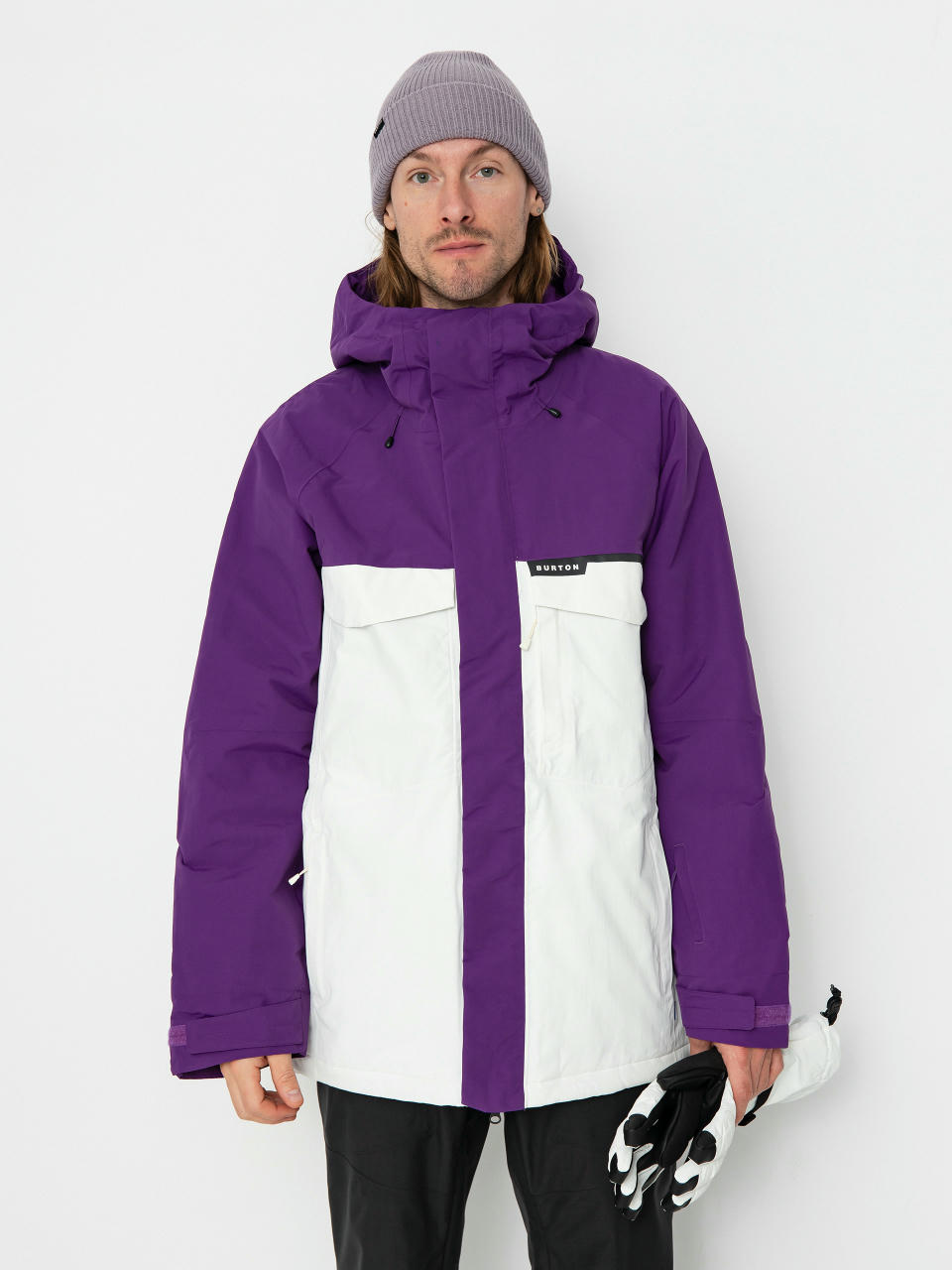 Pánská Snowboardová bunda Burton Covert 2.0 (imperial purple/stout white)