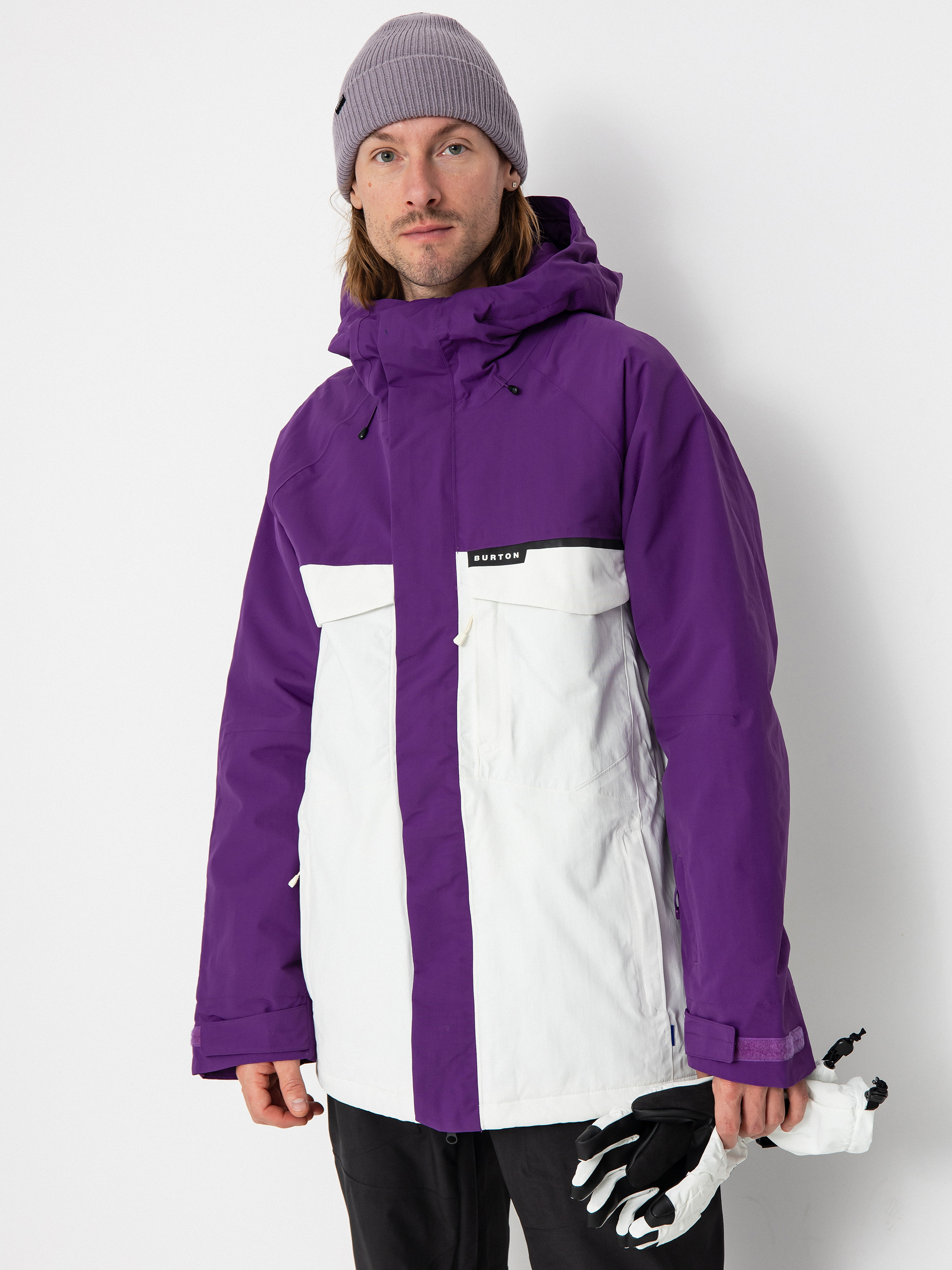 Pánská Snowboardová bunda Burton Covert 2.0 (imperial purple/stout white)