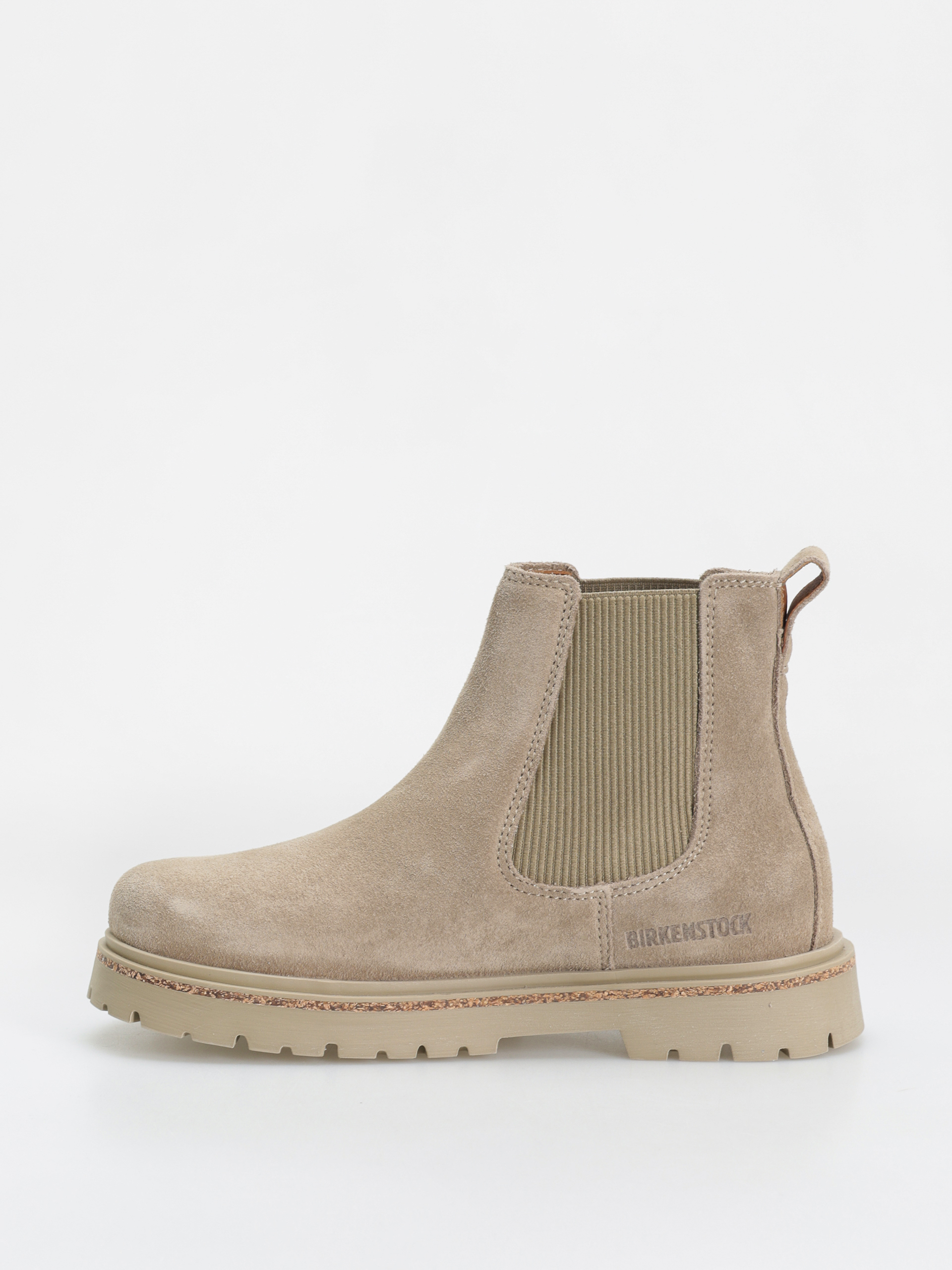 Boty Birkenstock Highwood Slip On Women Suede Leather Narrow Wmn (taupe)