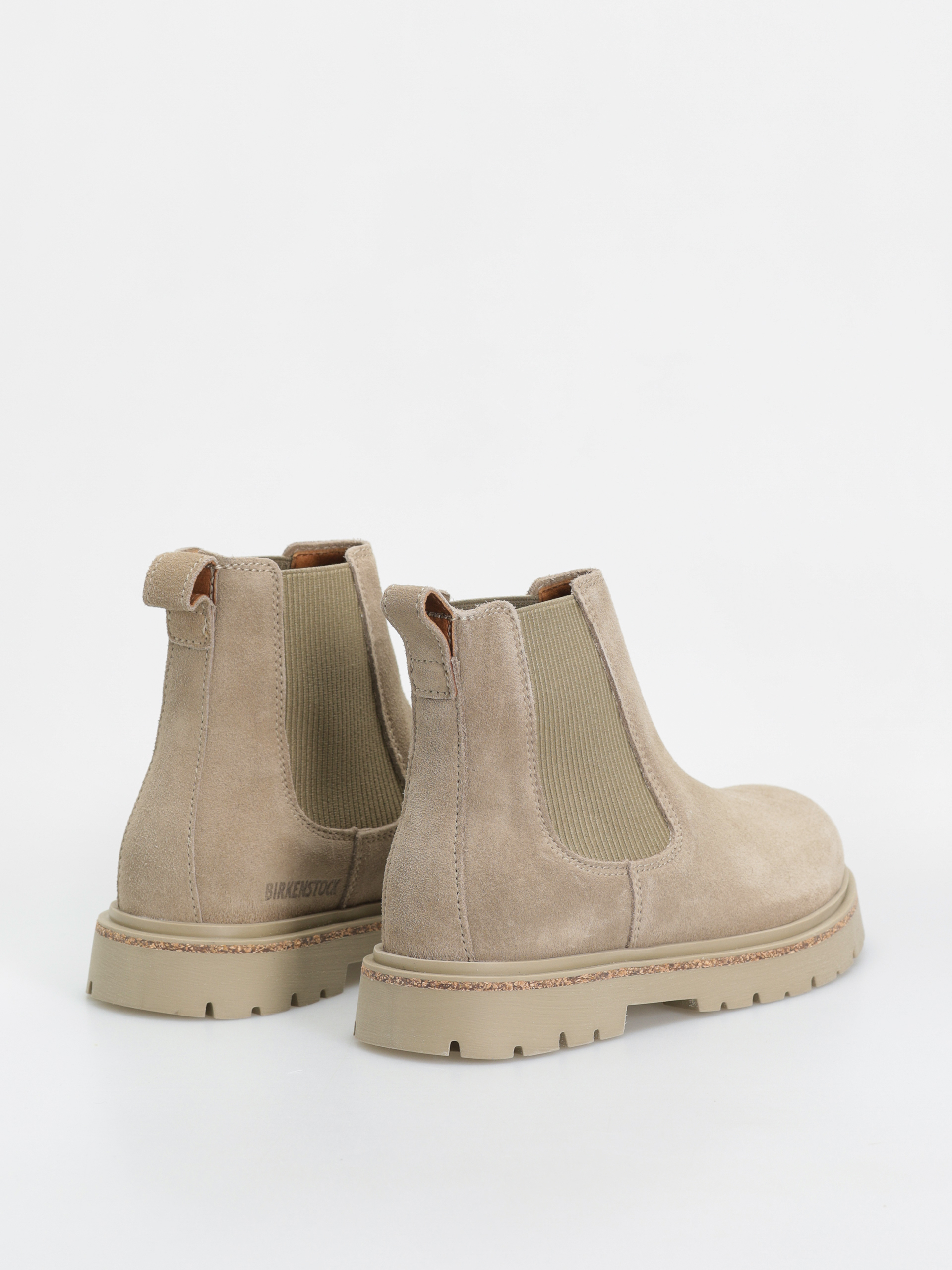 Boty Birkenstock Highwood Slip On Women Suede Leather Narrow Wmn (taupe)