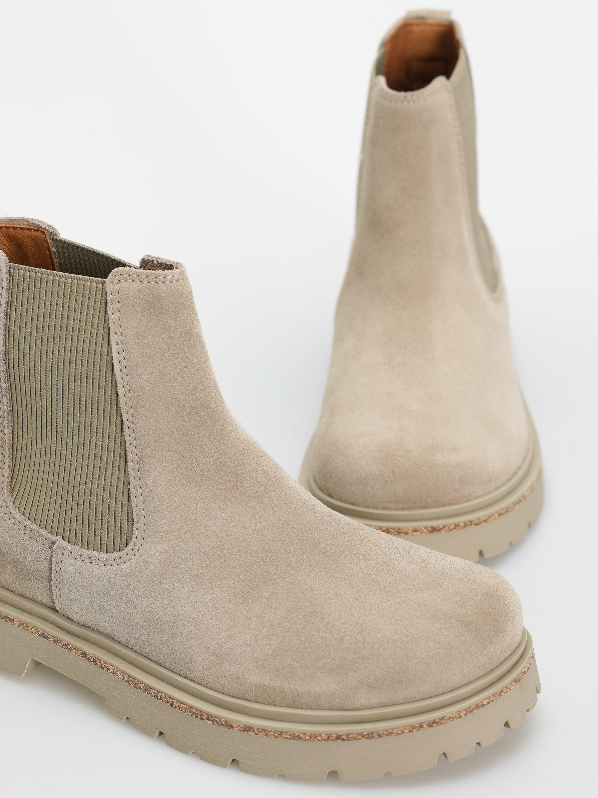 Boty Birkenstock Highwood Slip On Women Suede Leather Narrow Wmn (taupe)