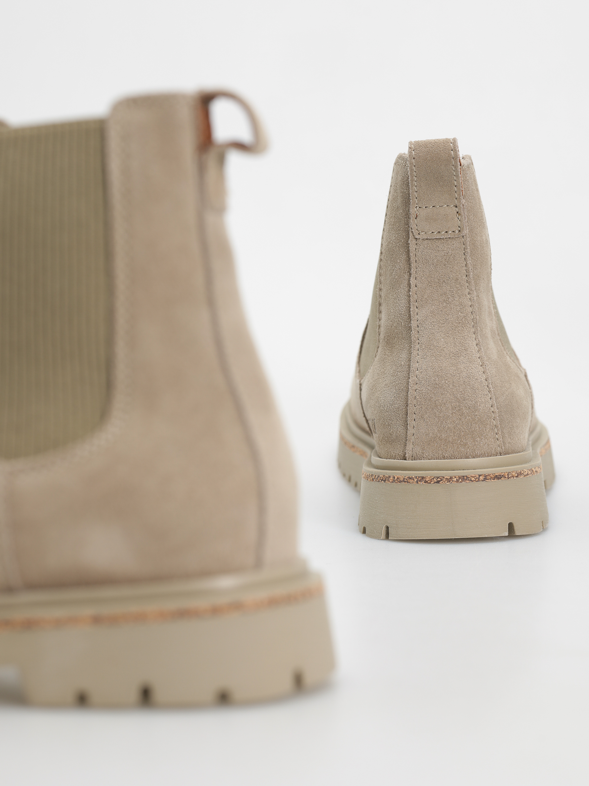 Boty Birkenstock Highwood Slip On Women Suede Leather Narrow Wmn (taupe)