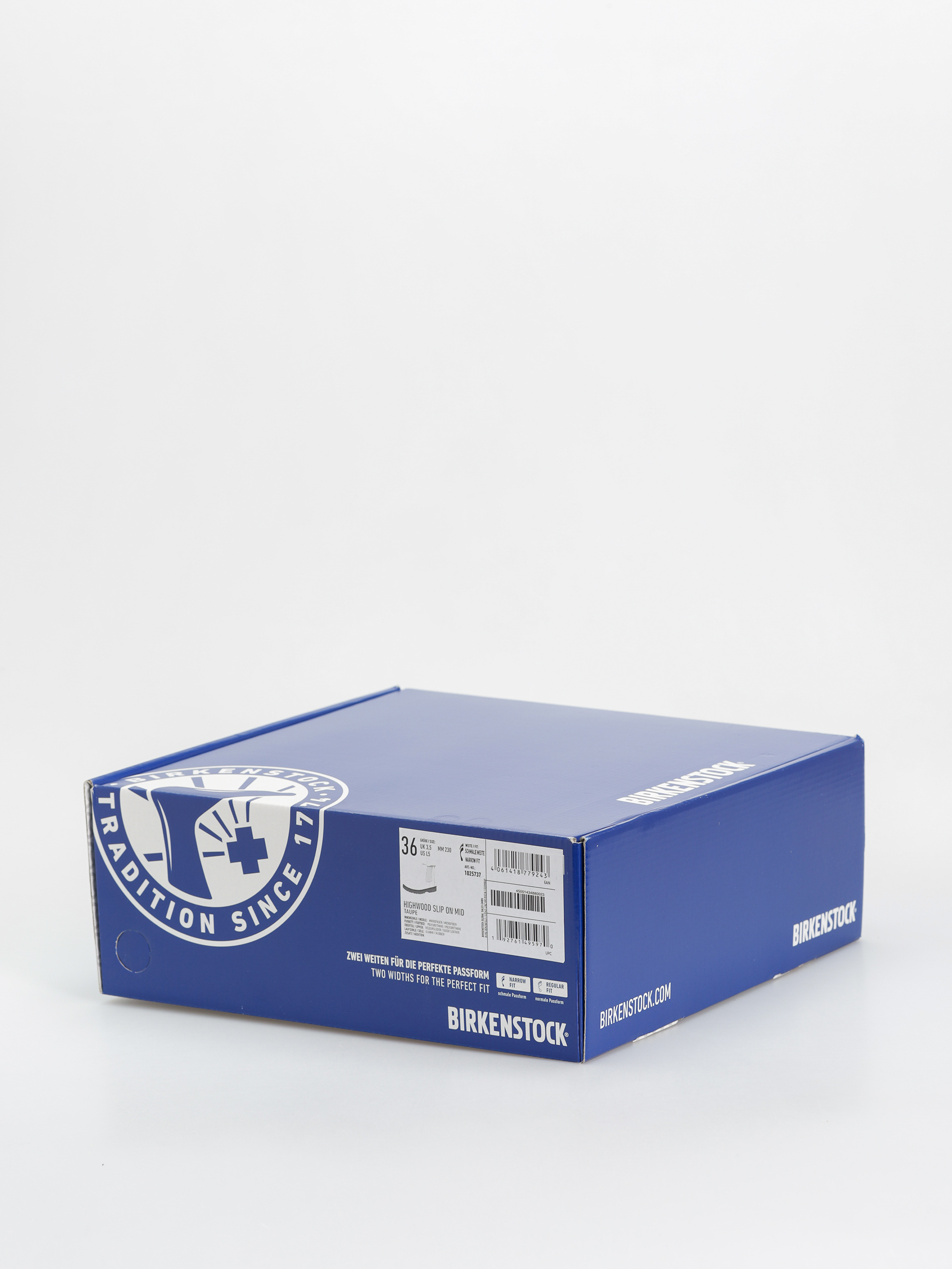 Boty Birkenstock Highwood Slip On Women Suede Leather Narrow Wmn (taupe)