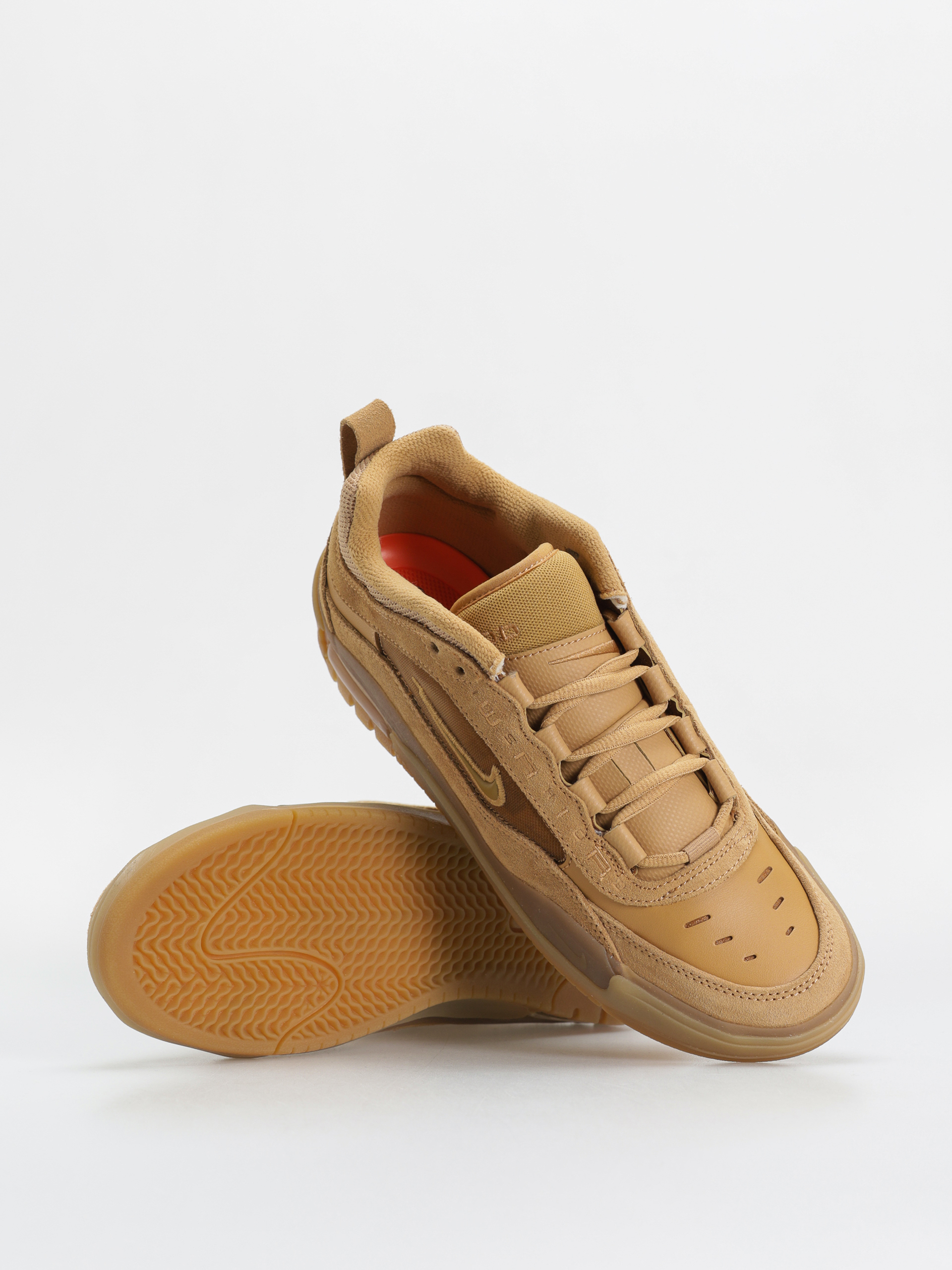 Boty Nike SB Air Max Ishod (flax/wheat flax safety orange)