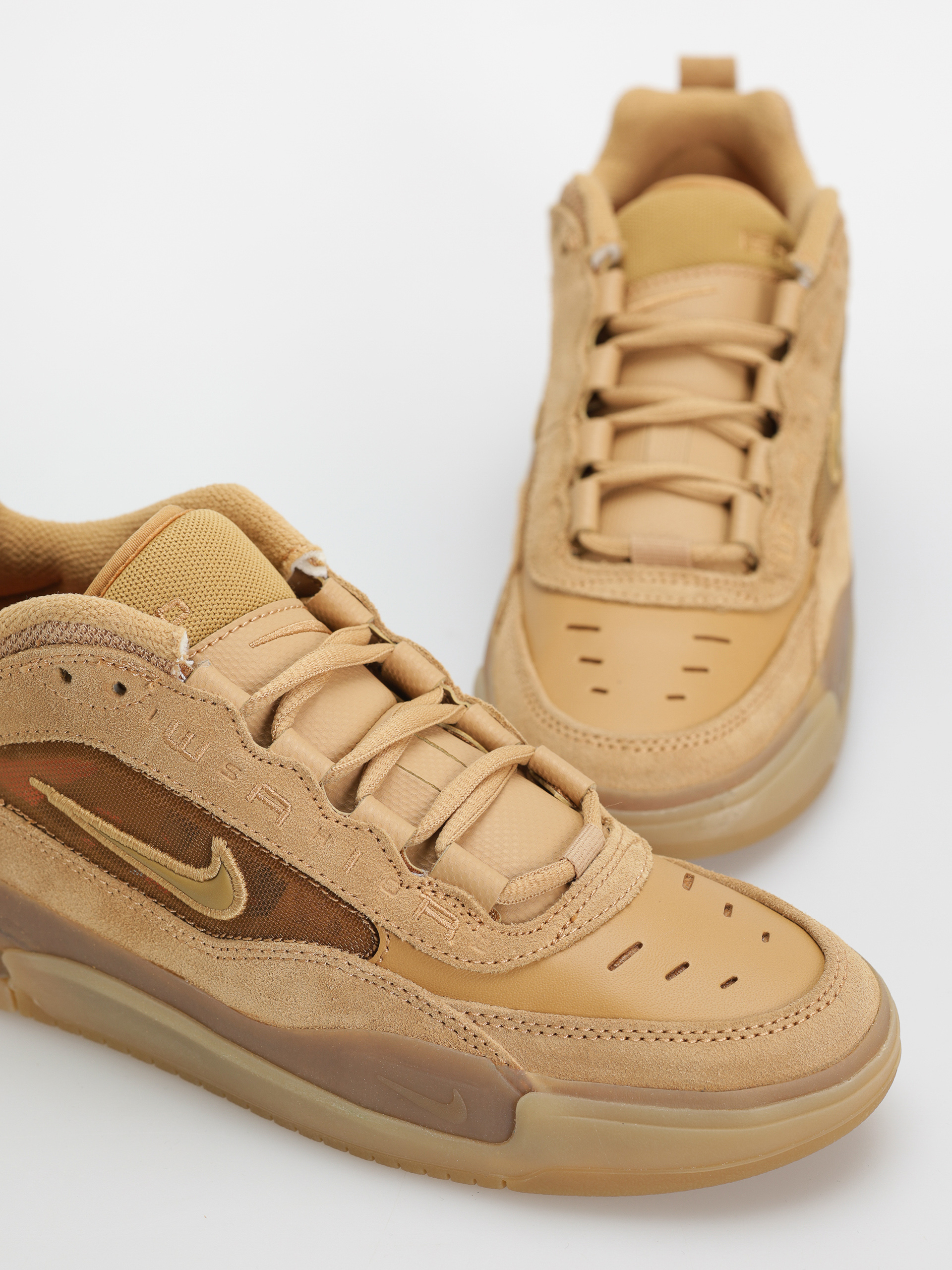 Boty Nike SB Air Max Ishod (flax/wheat flax safety orange)