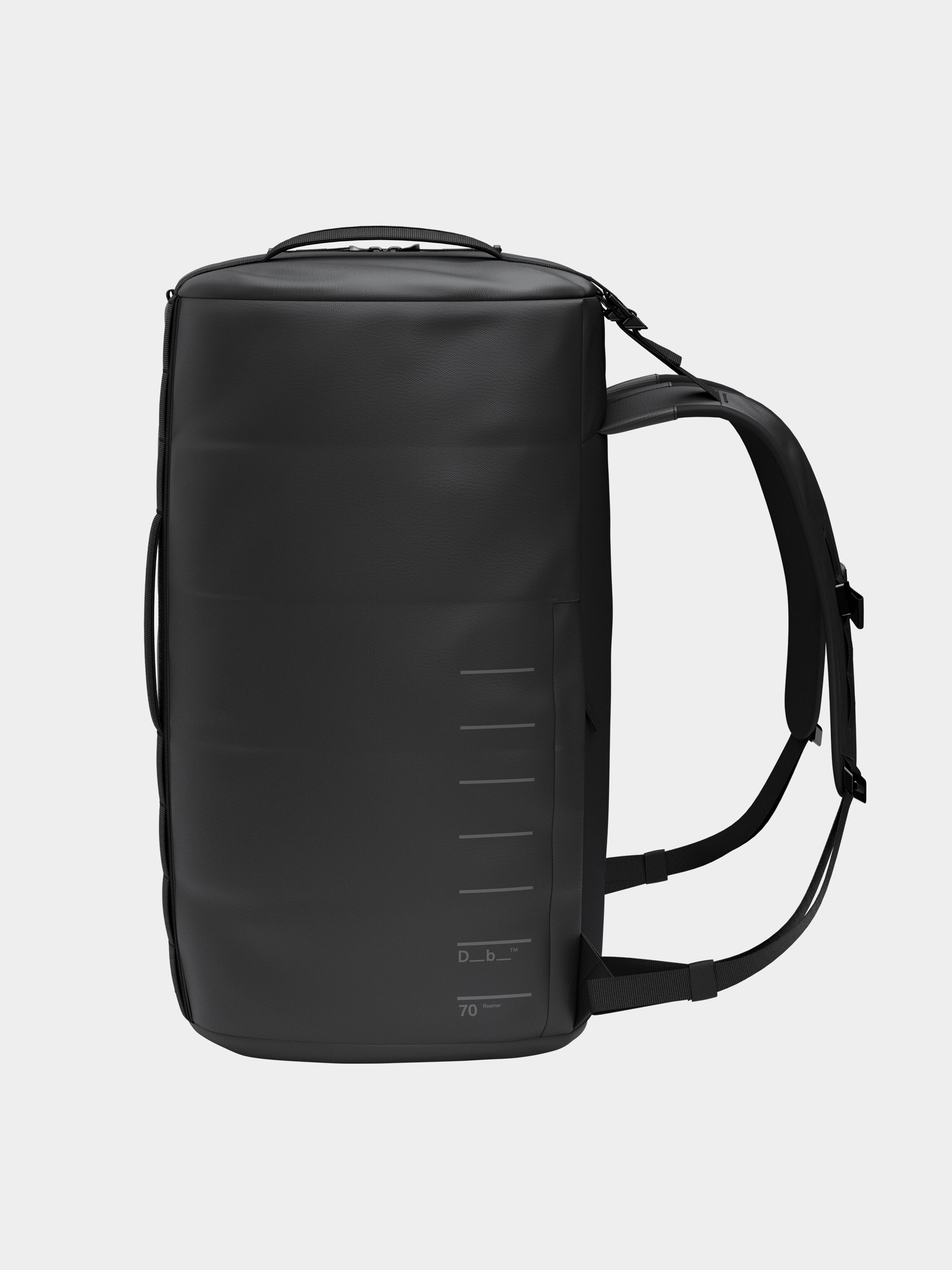Cestovní taška Db Roamer Pro Split Duffel 70L (black out)