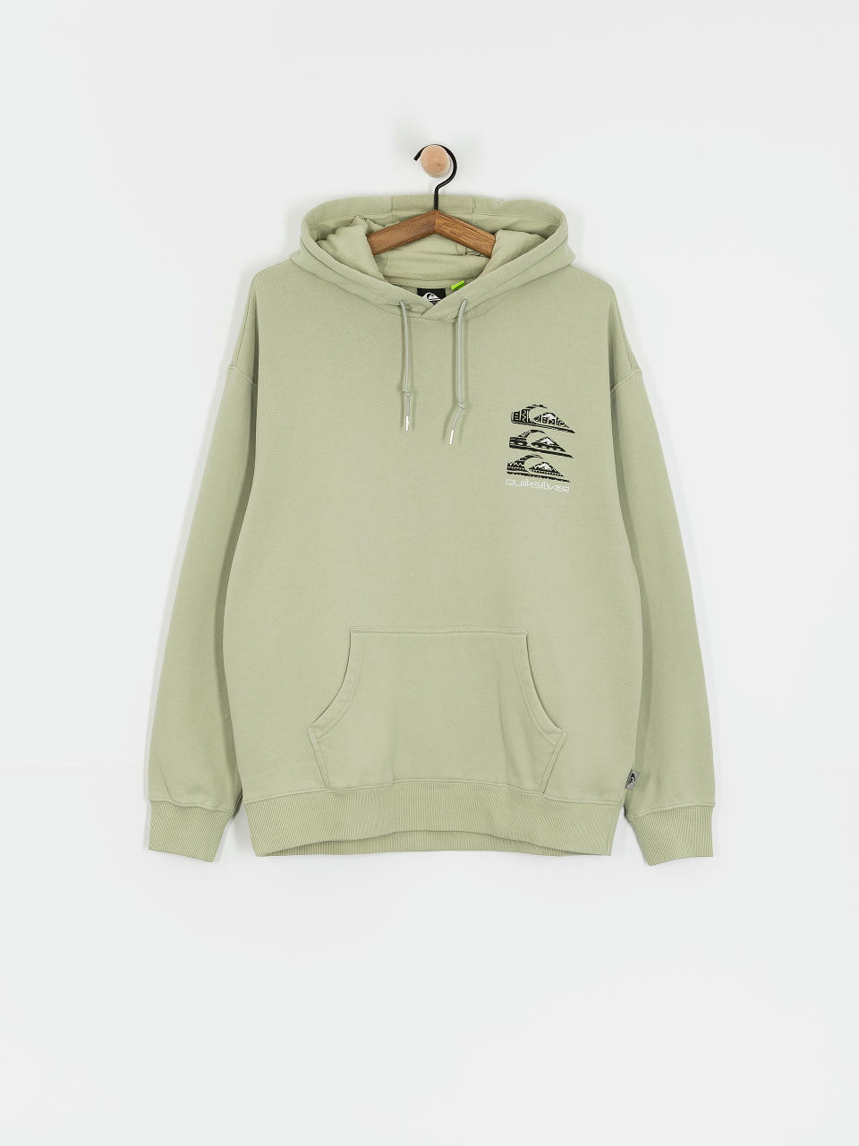 Mikina s kapucí Quiksilver Good Hope Lake HD (desert sage)