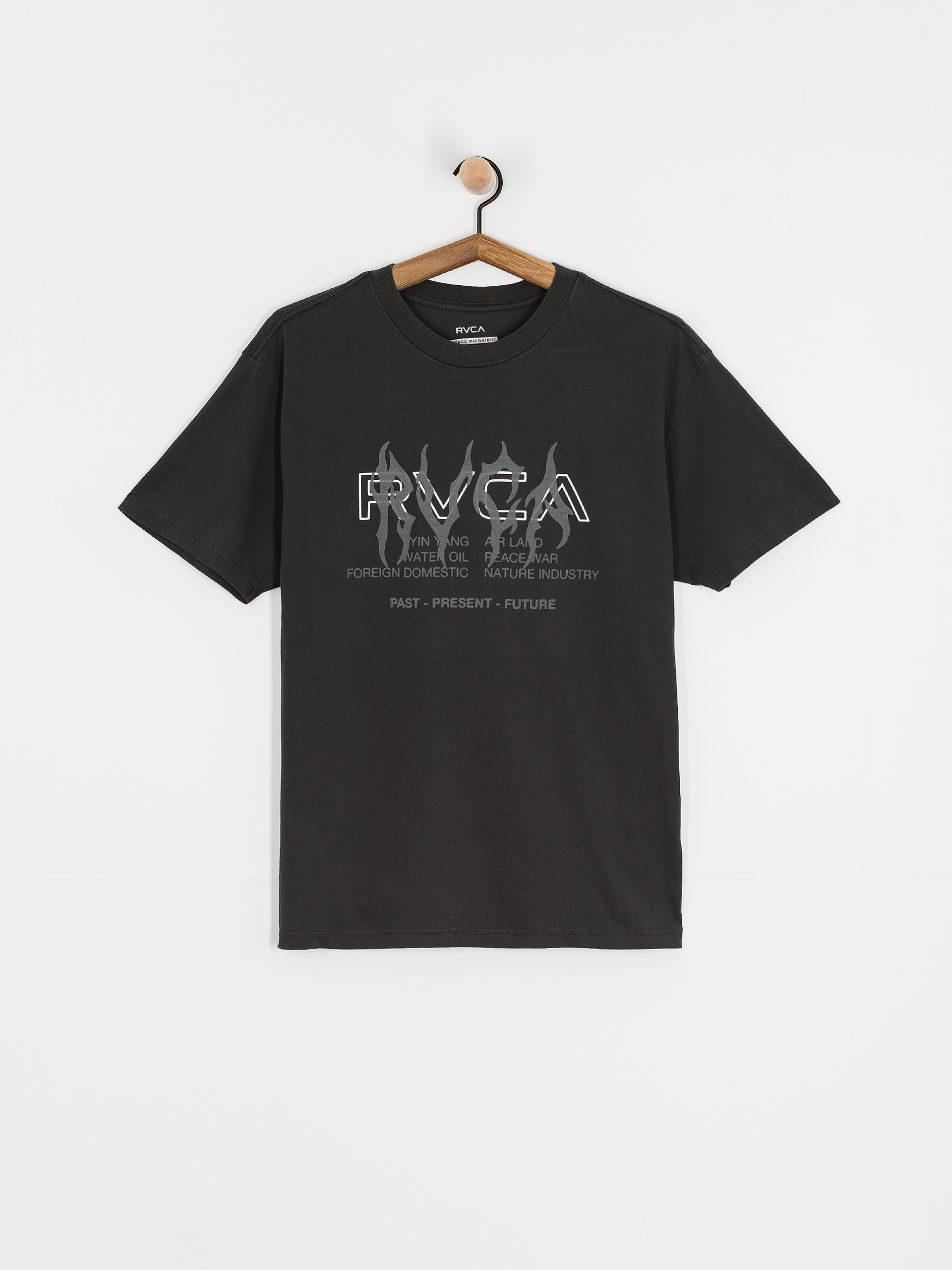 Tričko RVCA Metalurgy (black)