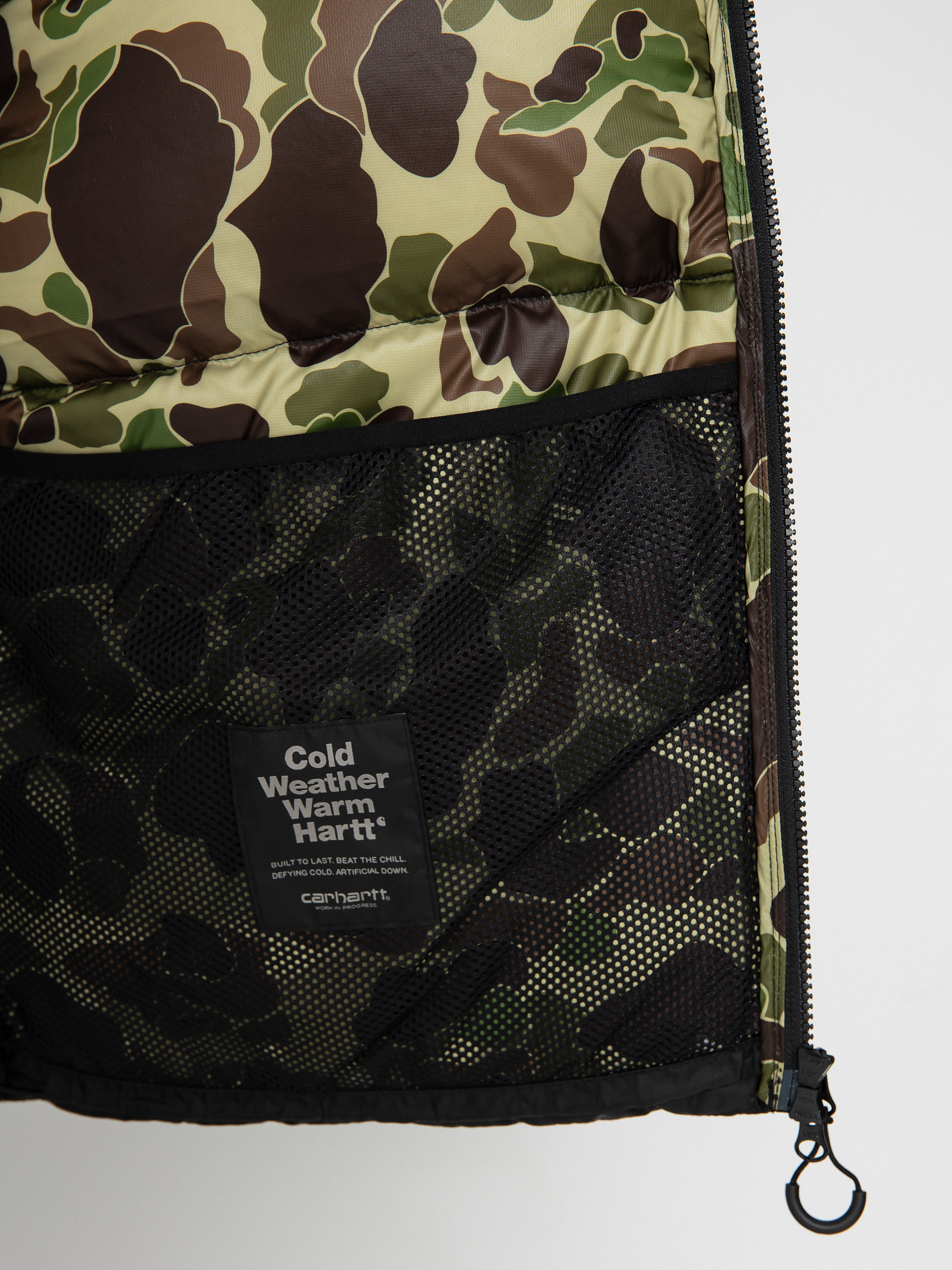 Bunda Carhartt WIP Toronto (black/camo duck/green)