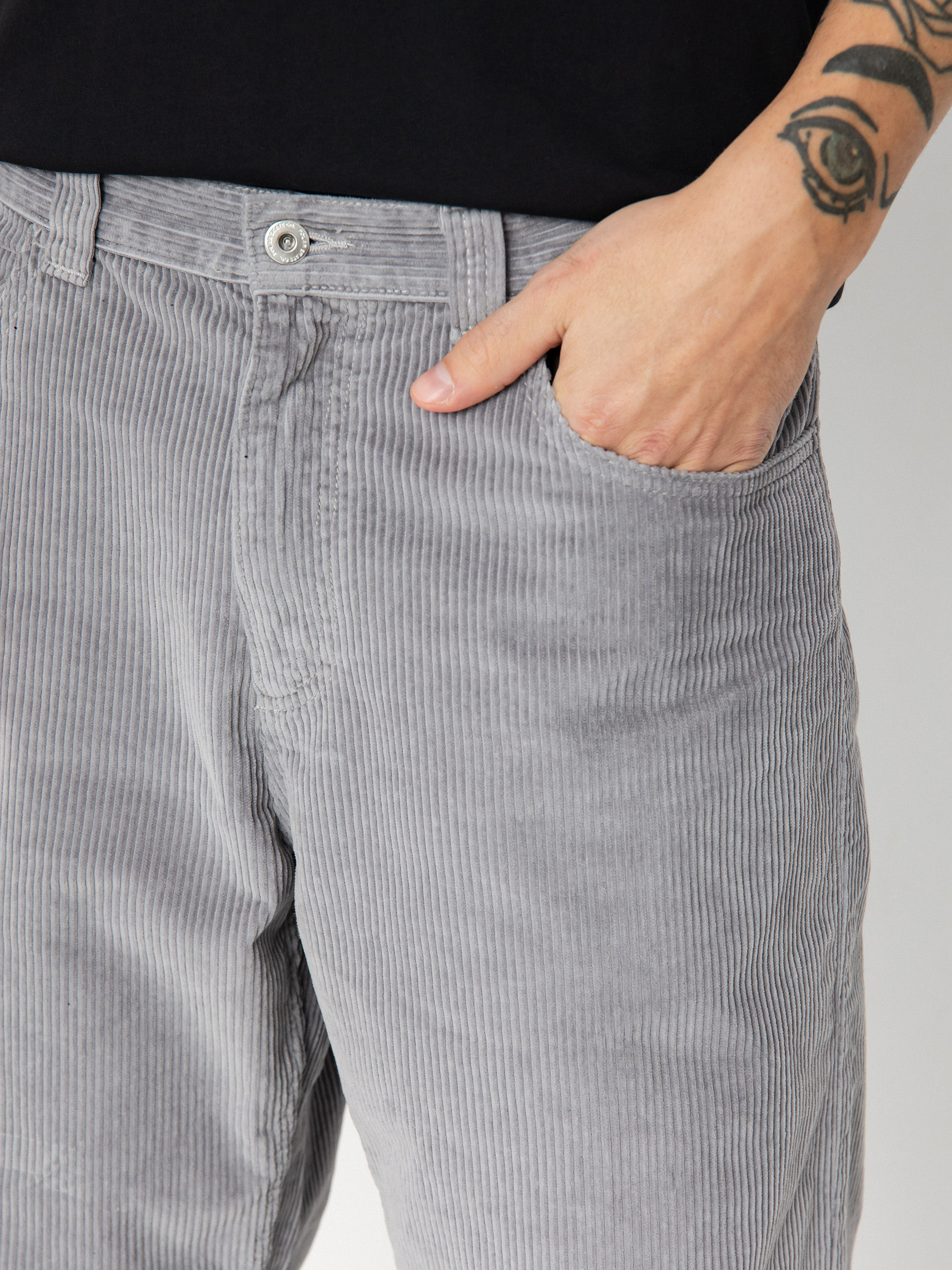 Kalhoty Polar Skate 93! Cord (silver)