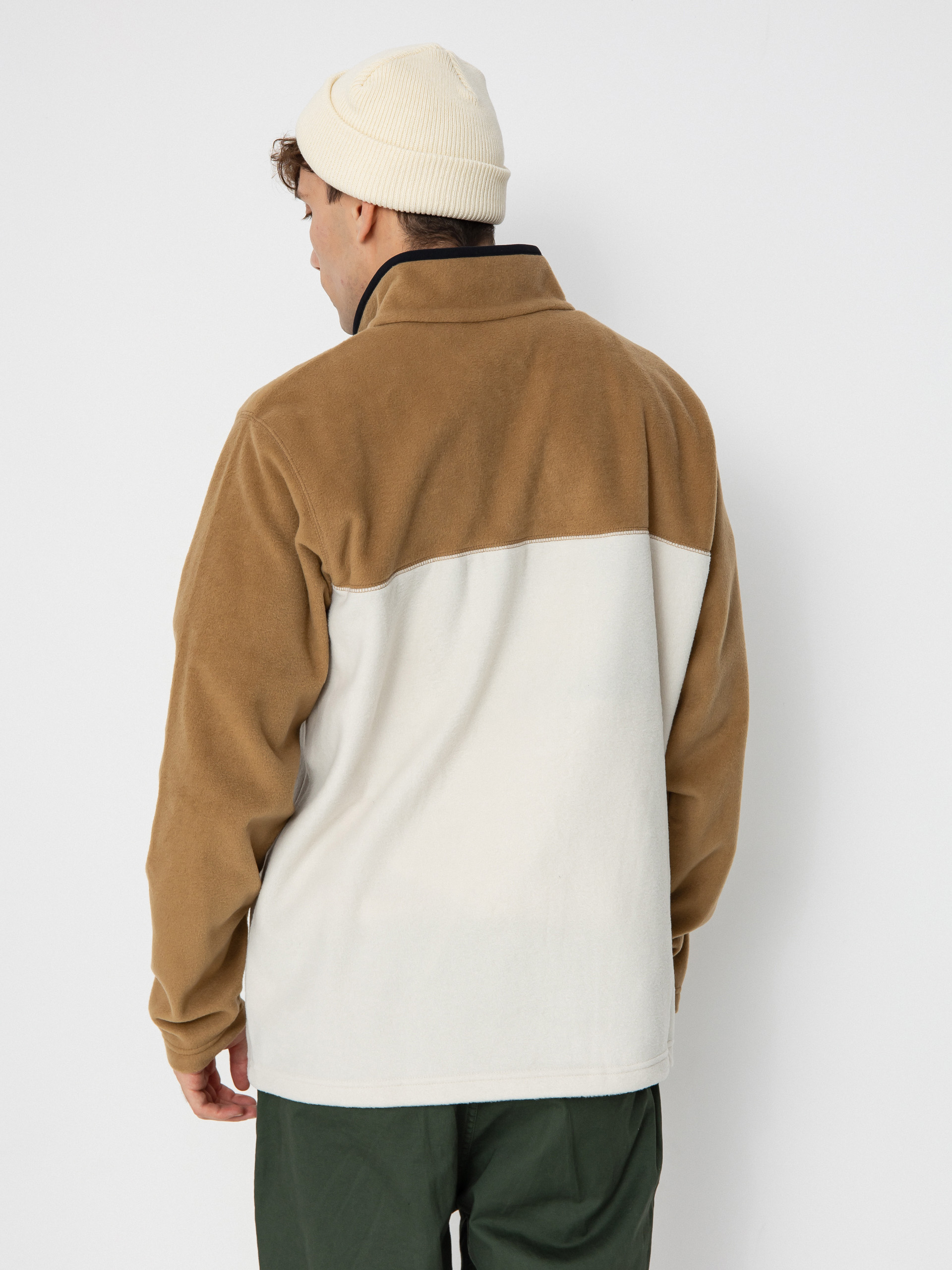 Pánský Fleecová mikina Columbia Steens Mountain Half Snap II (dark stone del)