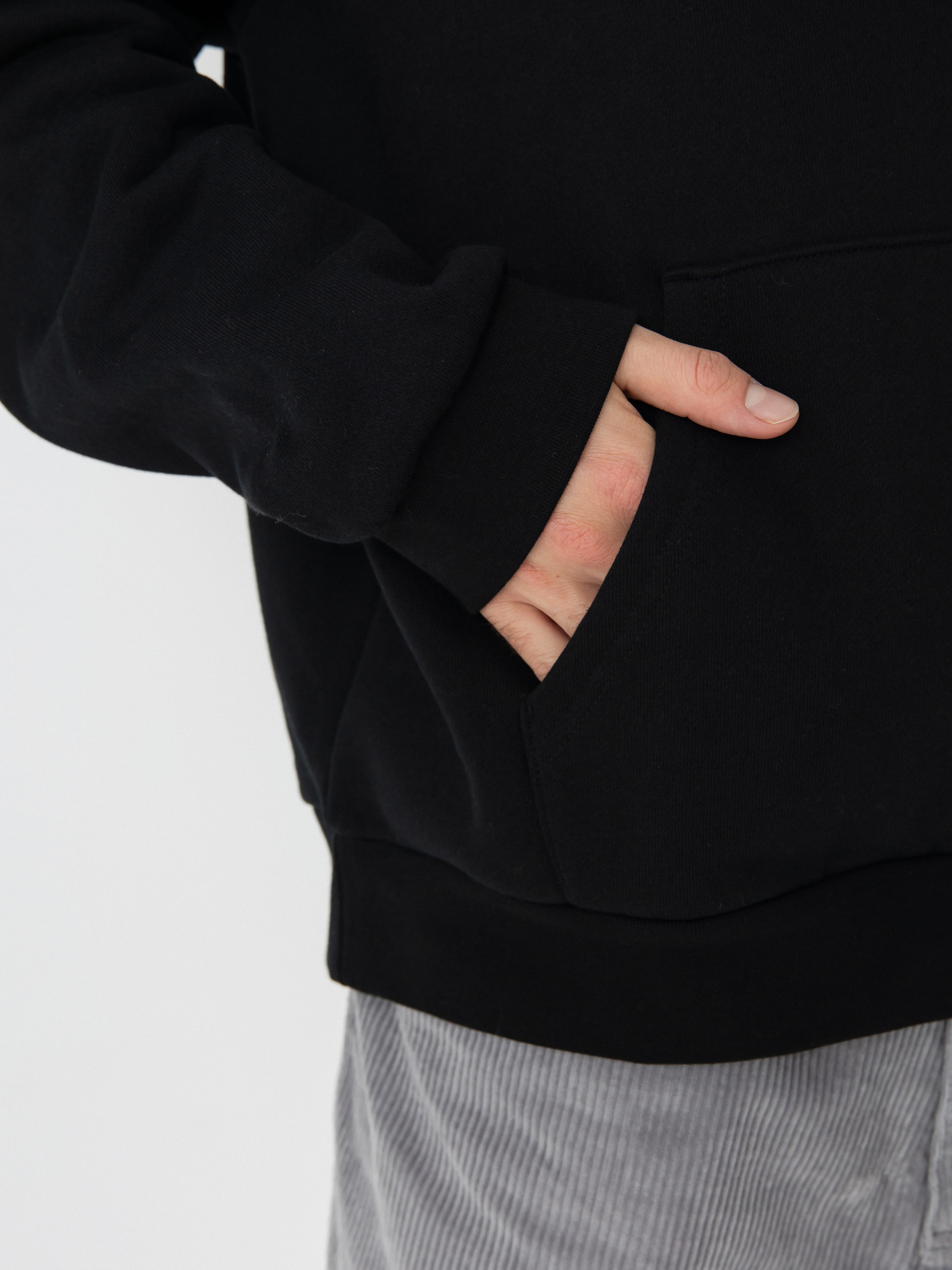 Mikina s kapucí OBEY Services Extra Heavy HD (black)