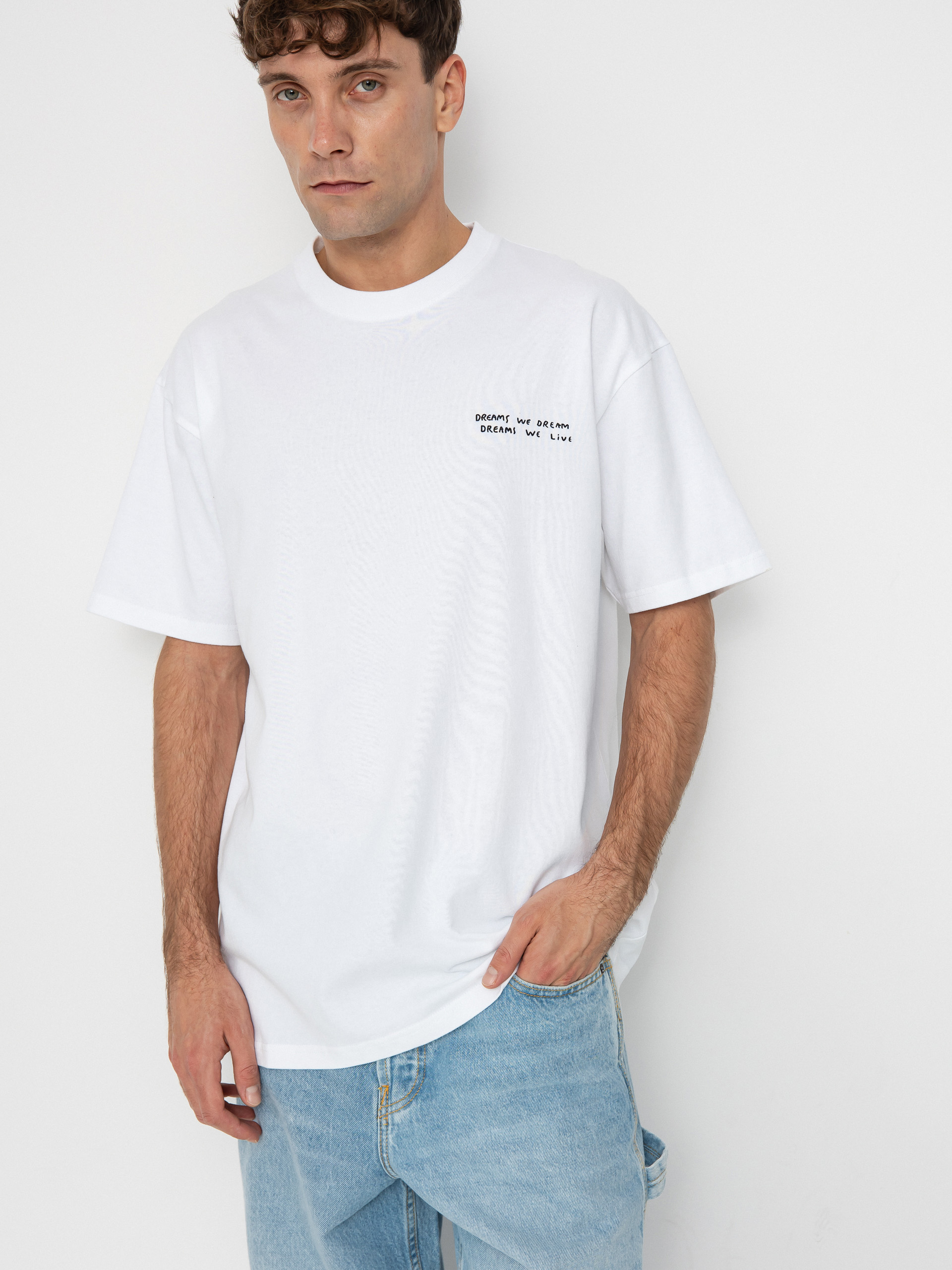 Tričko Polar Skate Dreams We Dream (white)