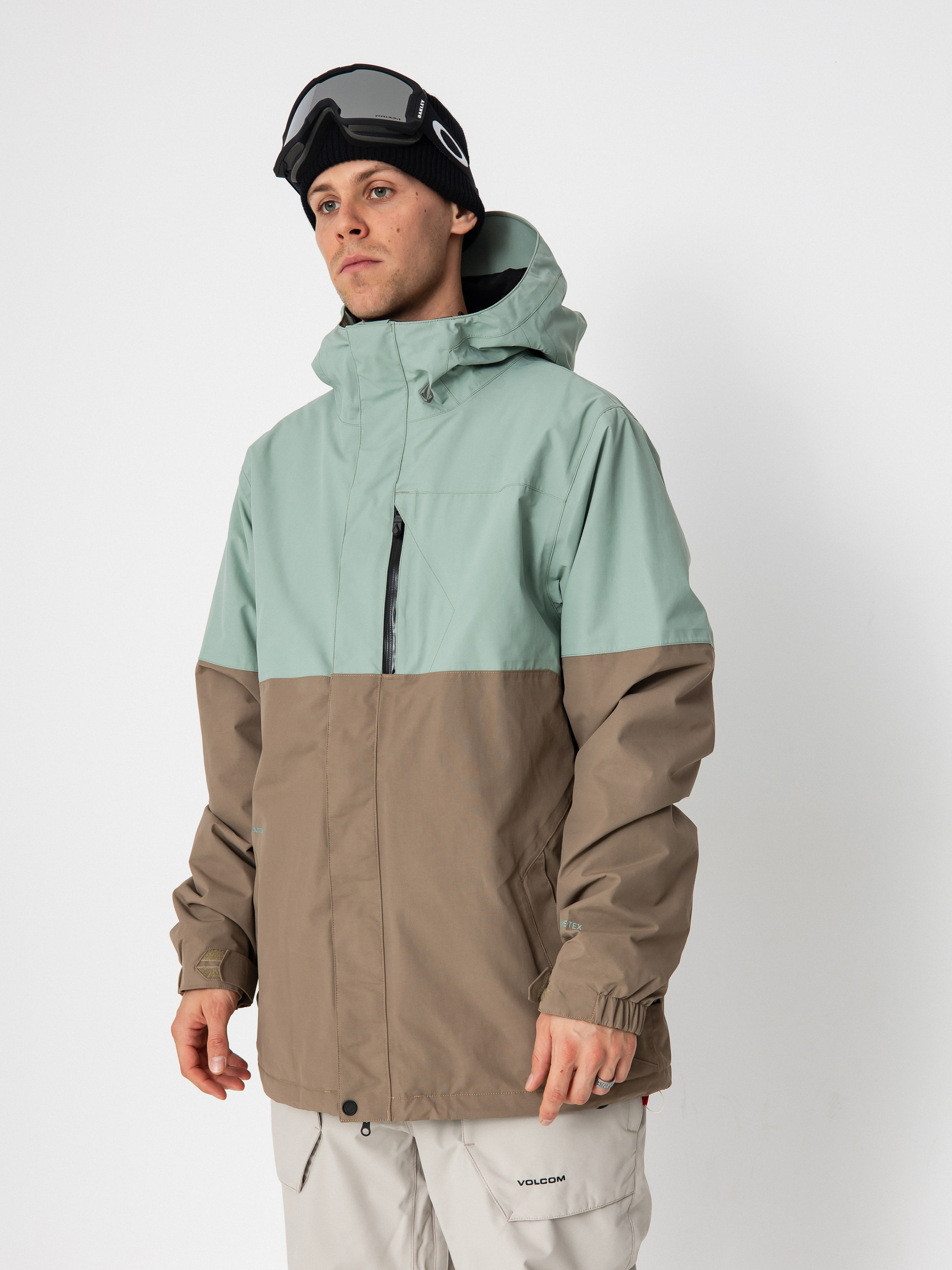 Pánská Snowboardová bunda Volcom L Ins Gore Tex (agave)