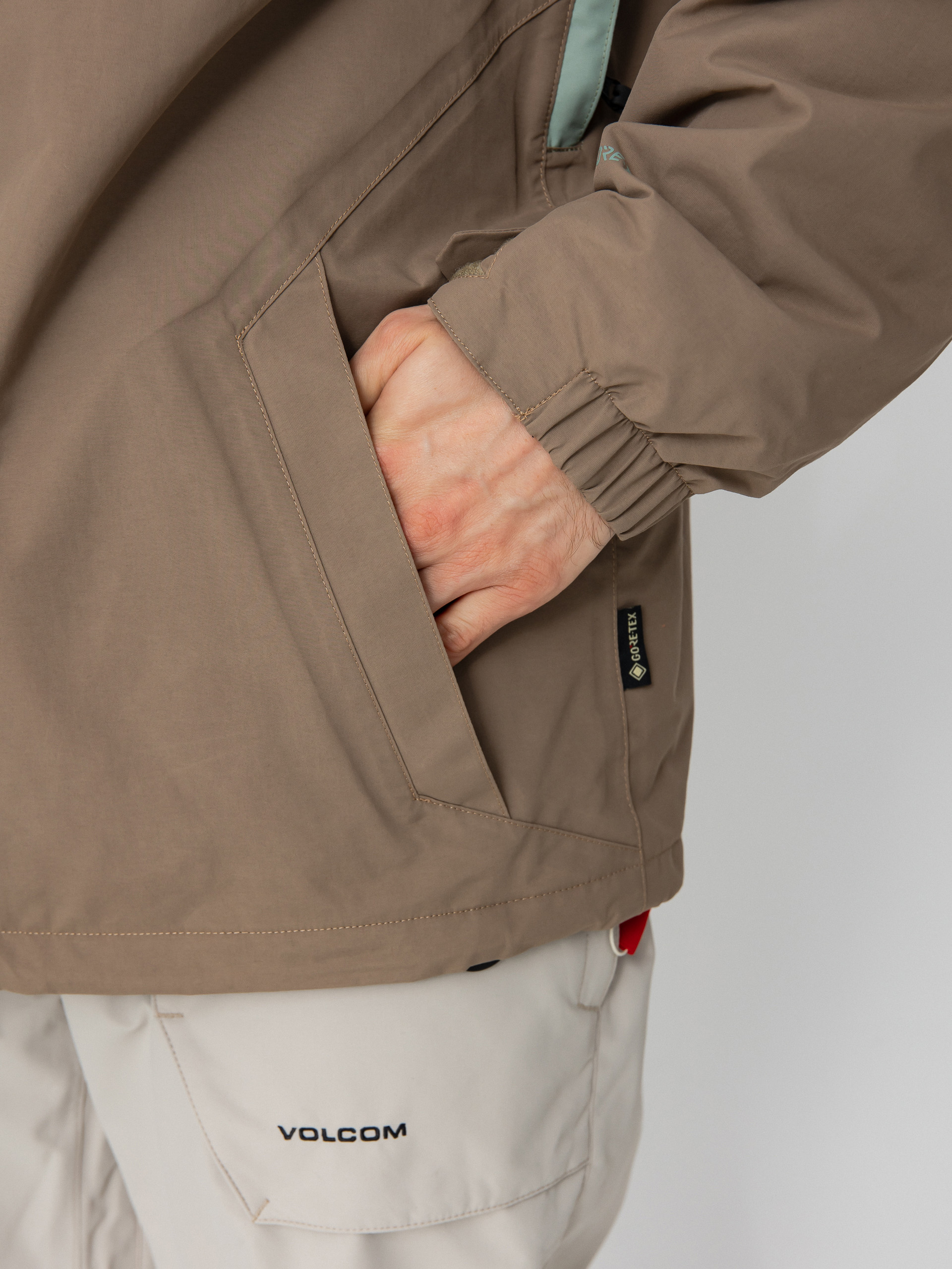 Pánská Snowboardová bunda Volcom L Ins Gore Tex (agave)