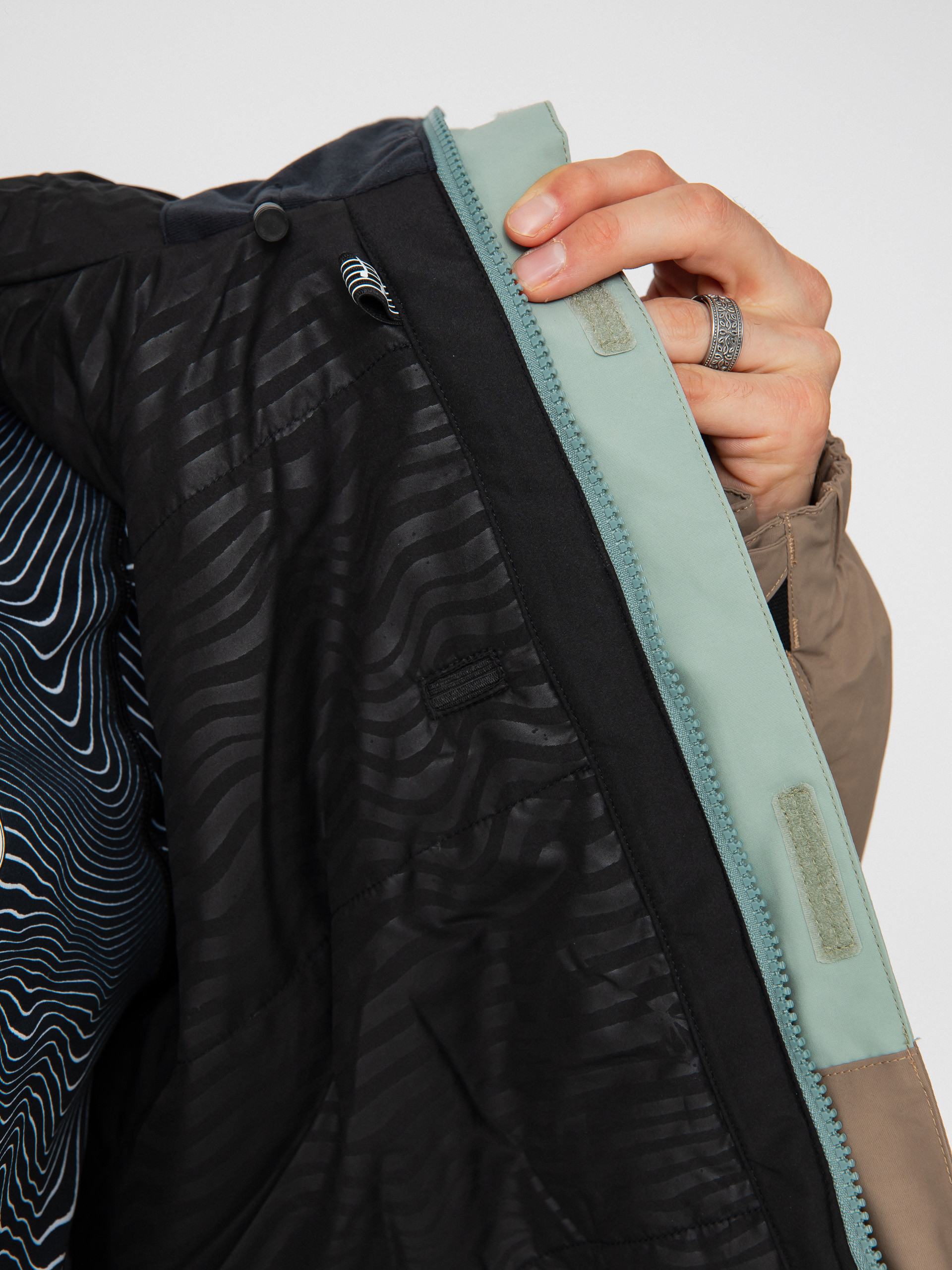 Pánská Snowboardová bunda Volcom L Ins Gore Tex (agave)