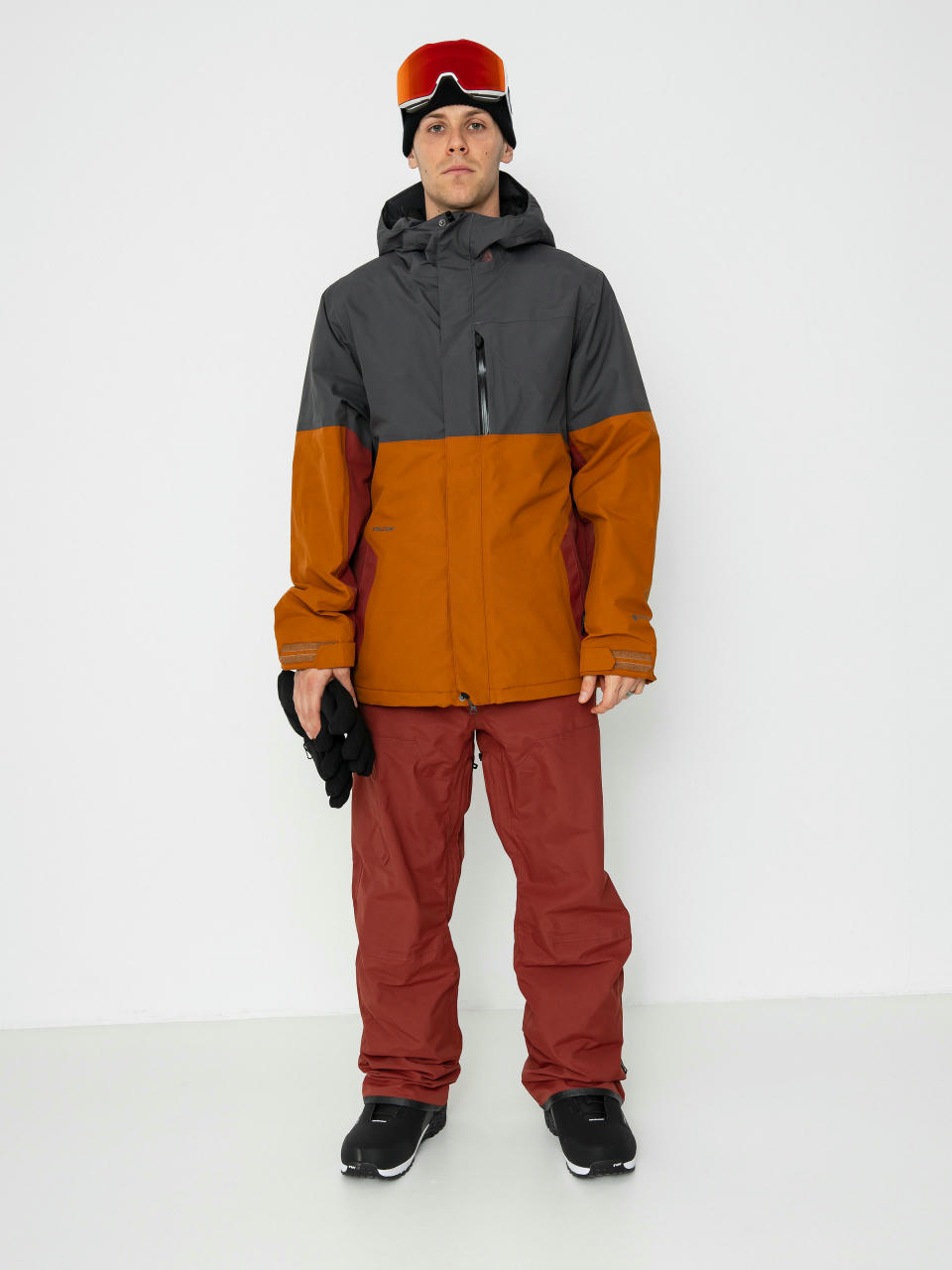 Pánská Snowboardová bunda Volcom L Ins Gore Tex (caramel)