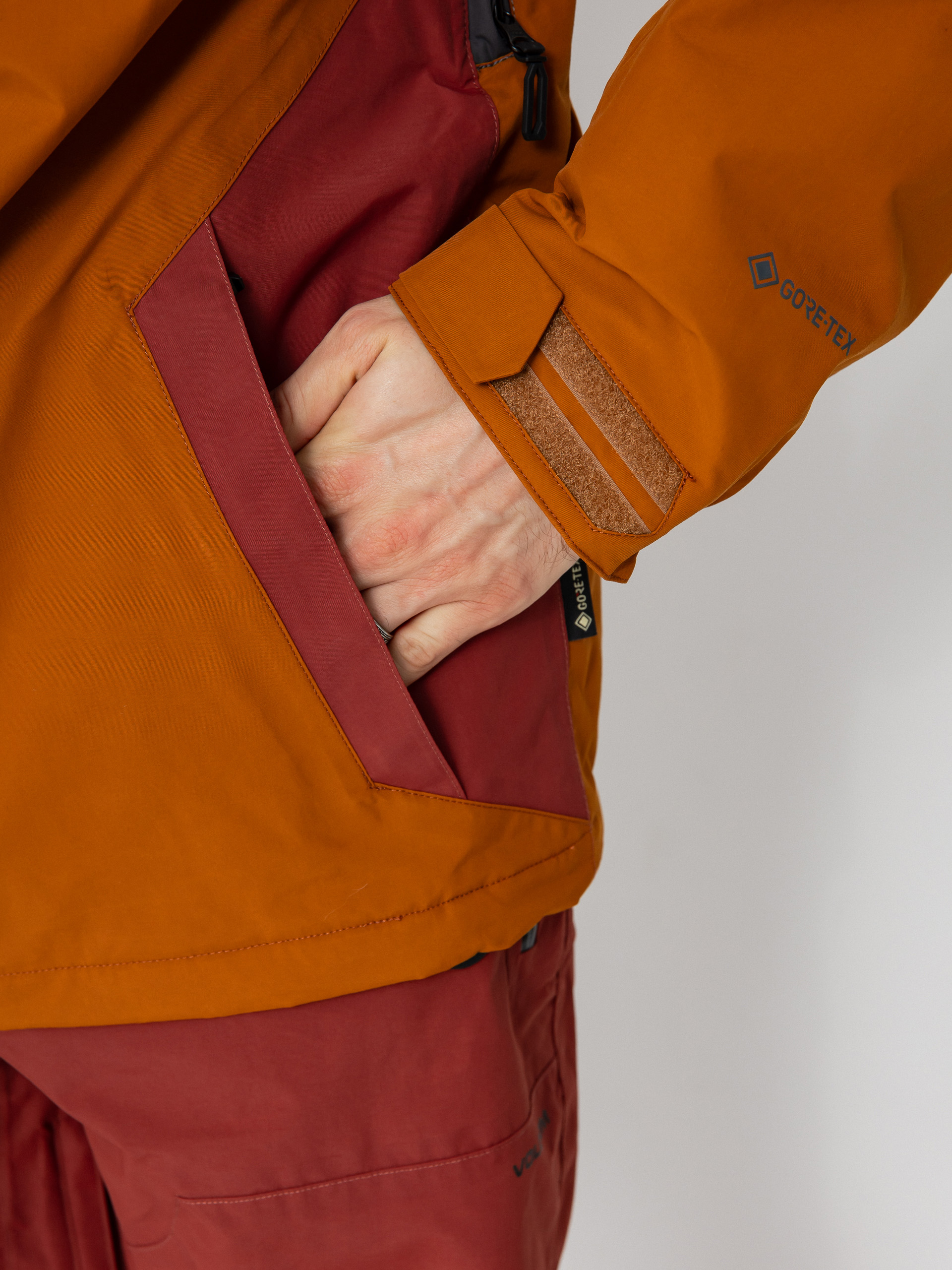 Pánská Snowboardová bunda Volcom L Ins Gore Tex (caramel)