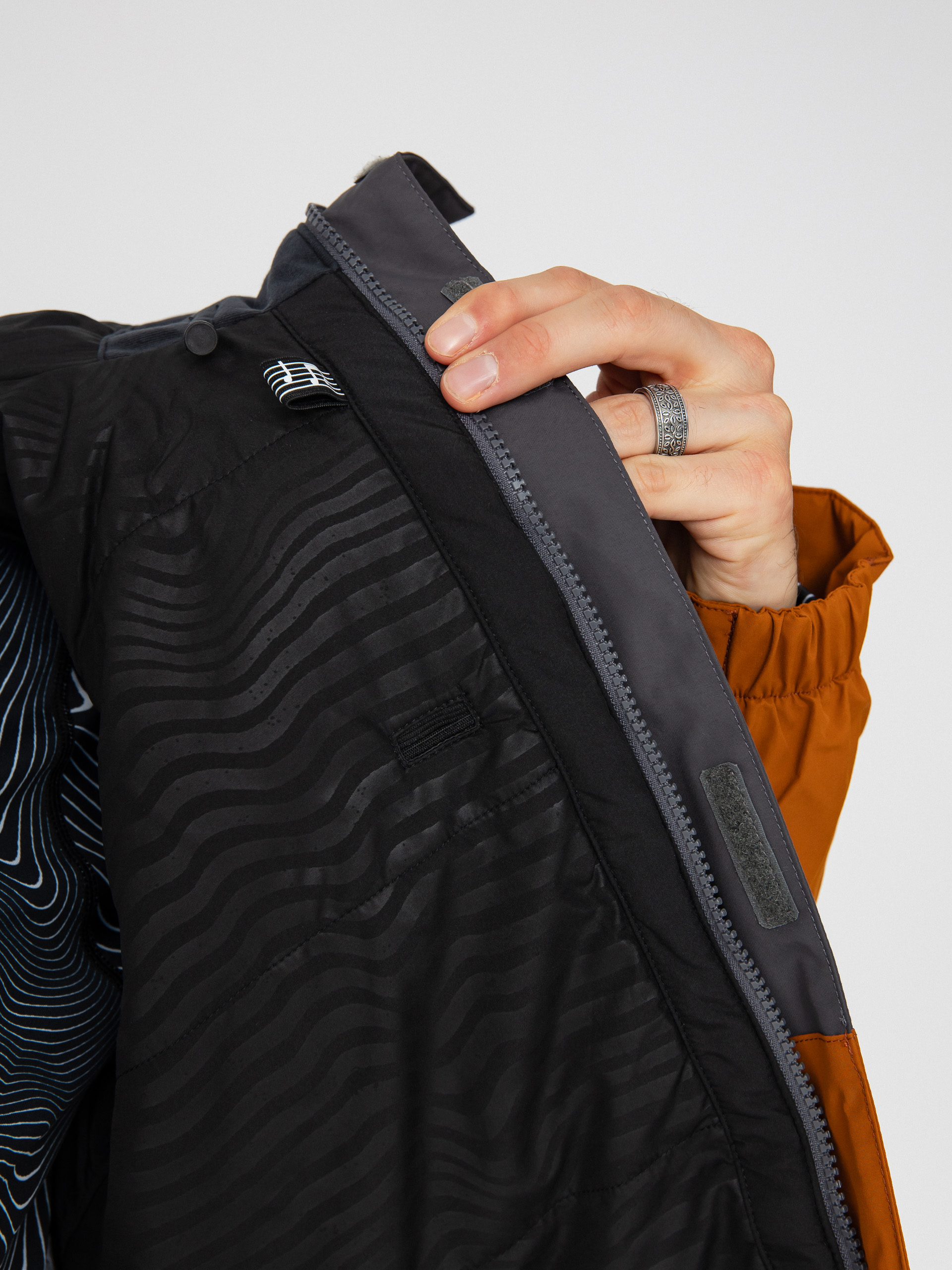 Pánská Snowboardová bunda Volcom L Ins Gore Tex (caramel)