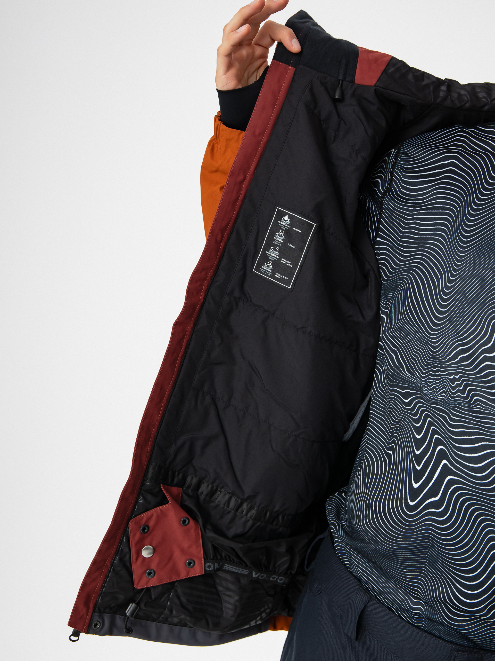 Pánská Snowboardová bunda Volcom Primry Ins (caramel)