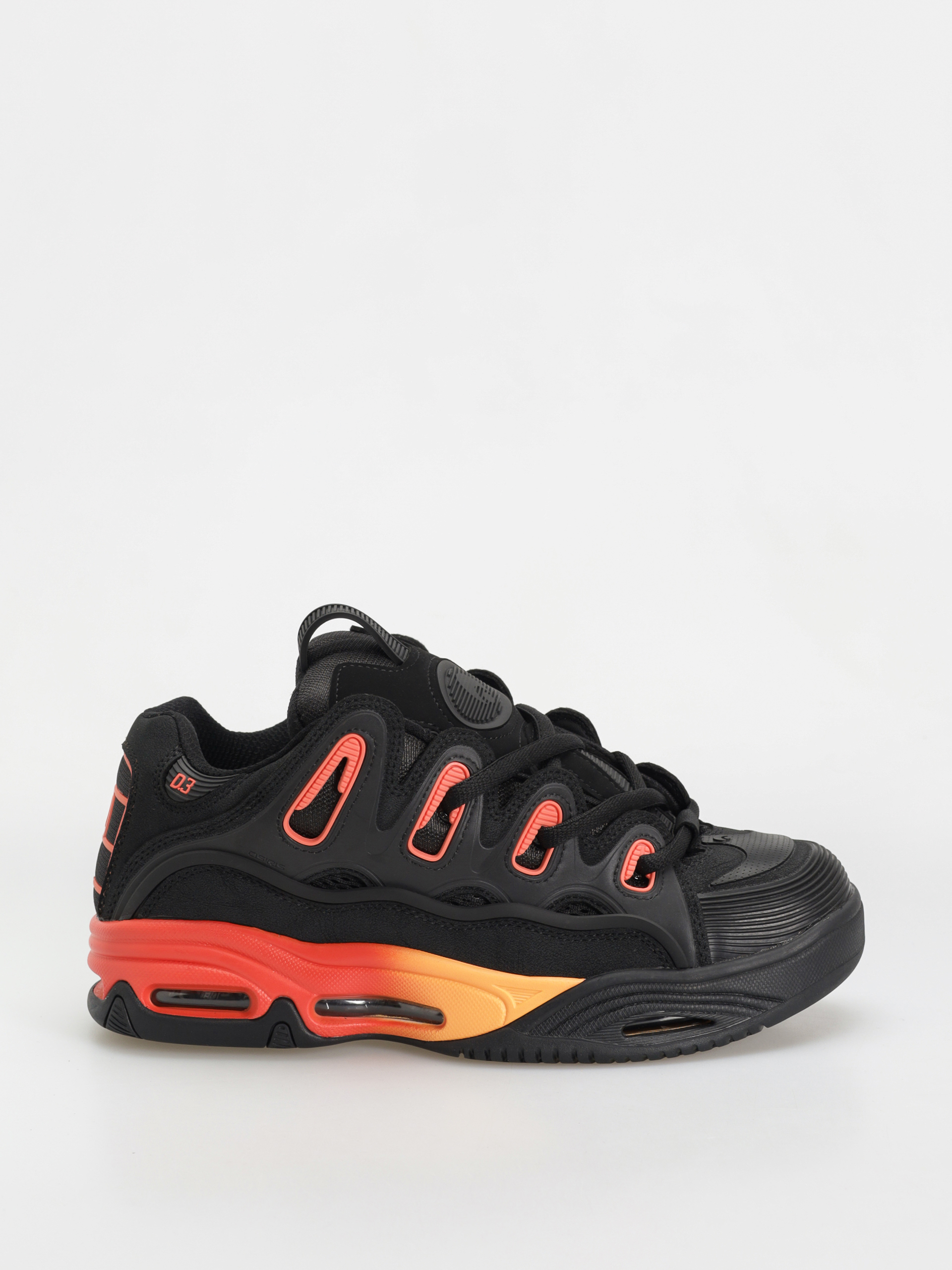 Boty Osiris D3 2001 (black/orange/black)