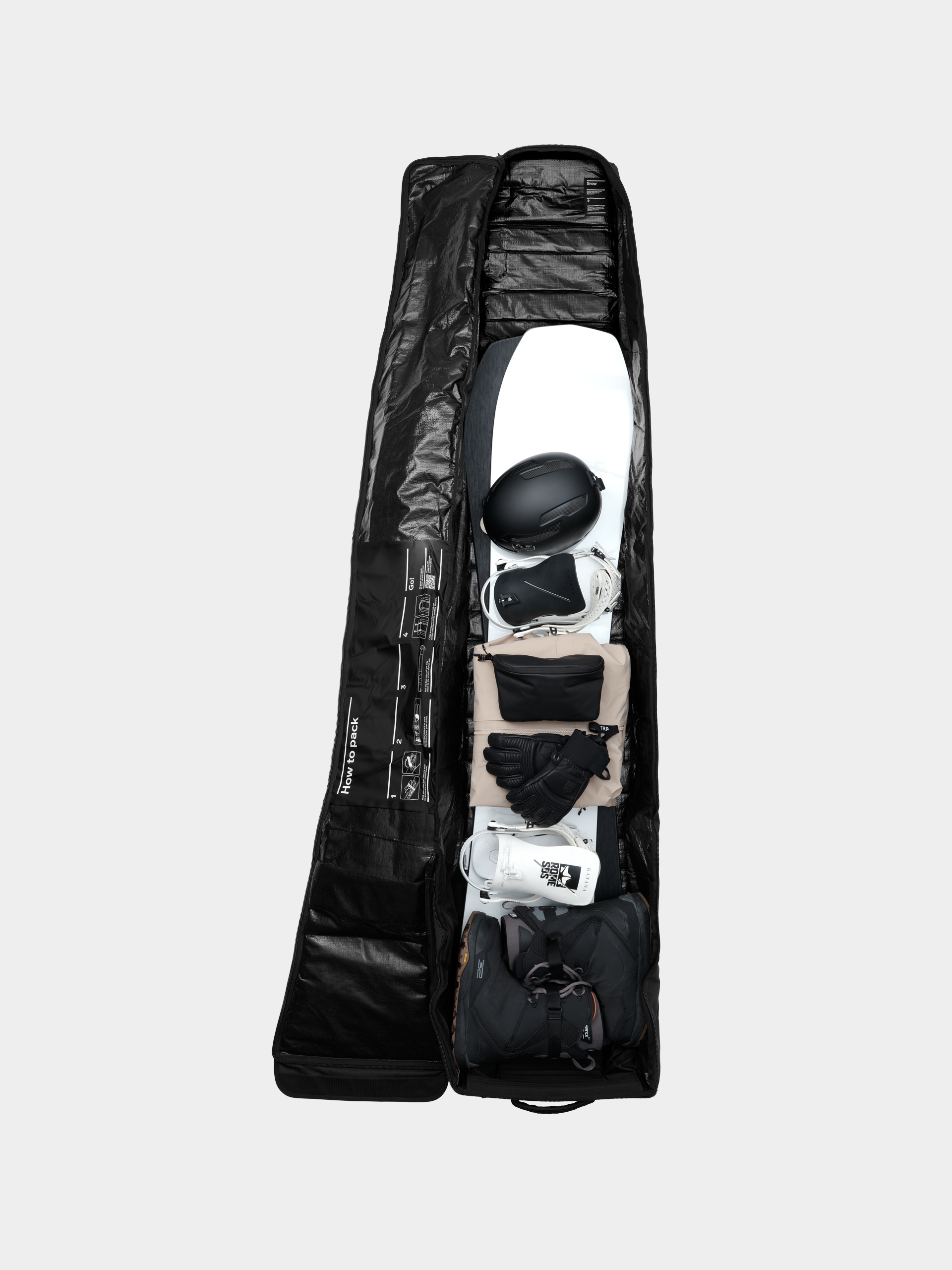 Obal na lyže Db Snow Roller Pro (black out)