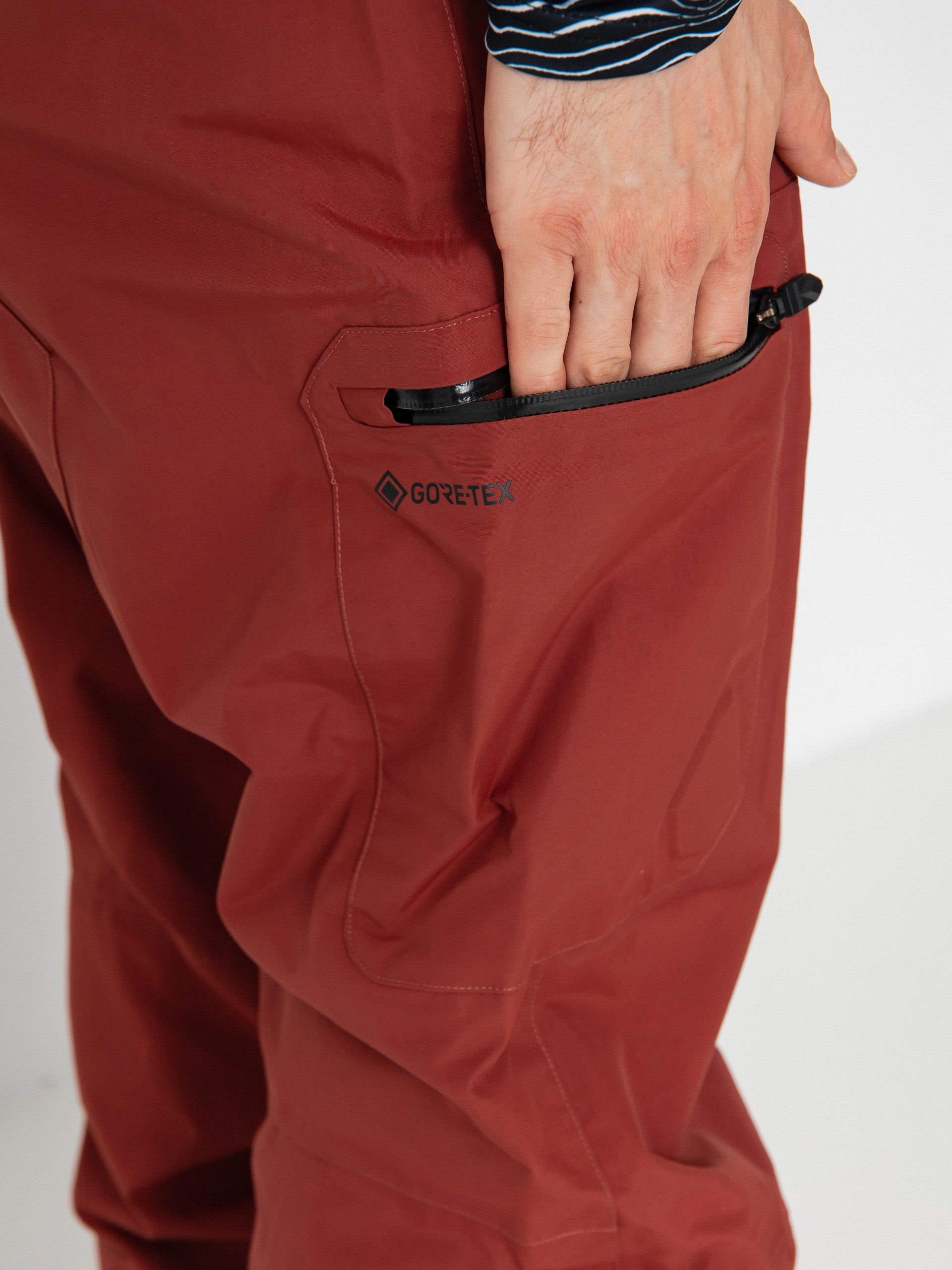 Pánské Snowboardové kalhoty  Volcom L Gore Tex (redwood)