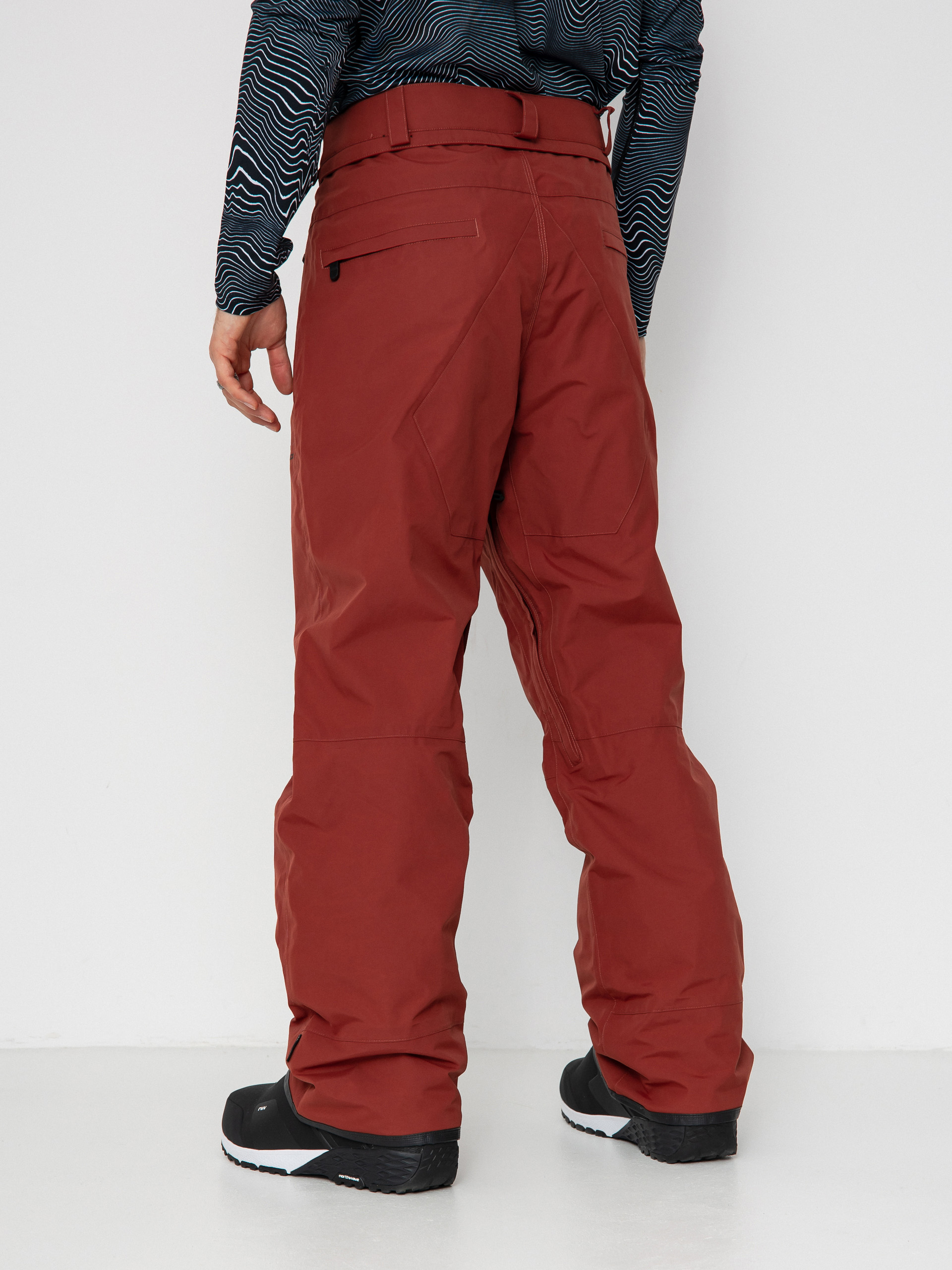 Pánské Snowboardové kalhoty  Volcom L Gore Tex (redwood)