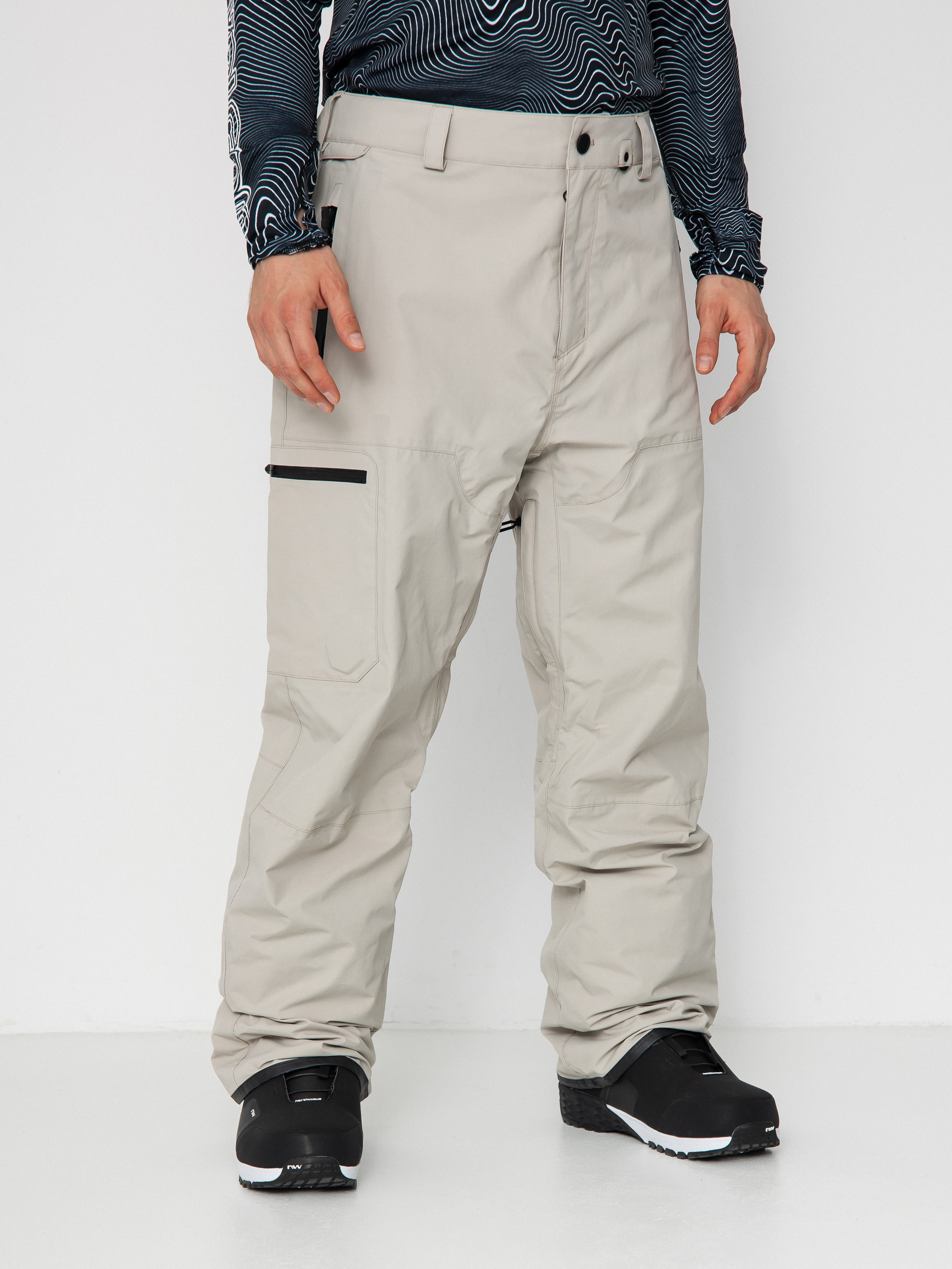 Pánské Snowboardové kalhoty  Volcom L Gore Tex (stone)