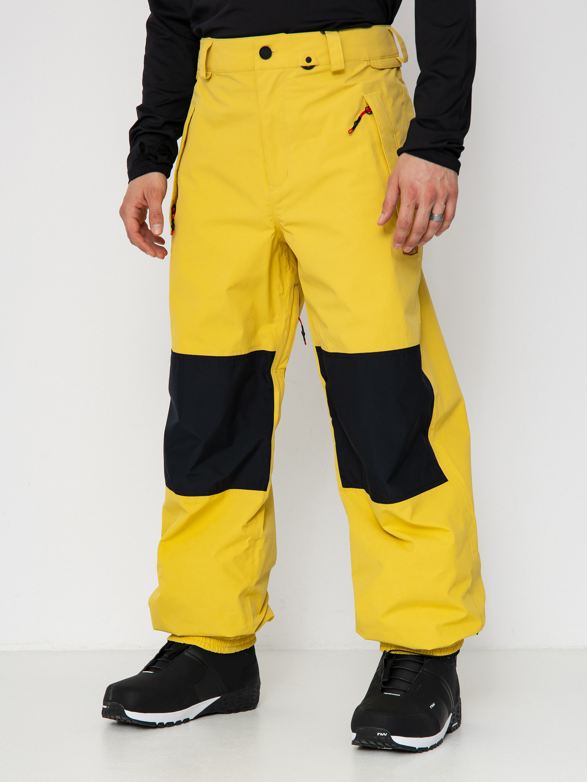 Pánské Snowboardové kalhoty  Volcom Longo Gore Tex (dark yellow)