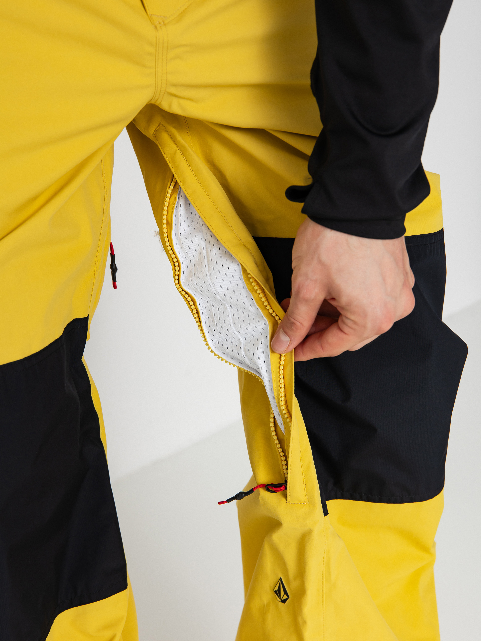 Pánské Snowboardové kalhoty  Volcom Longo Gore Tex (dark yellow)