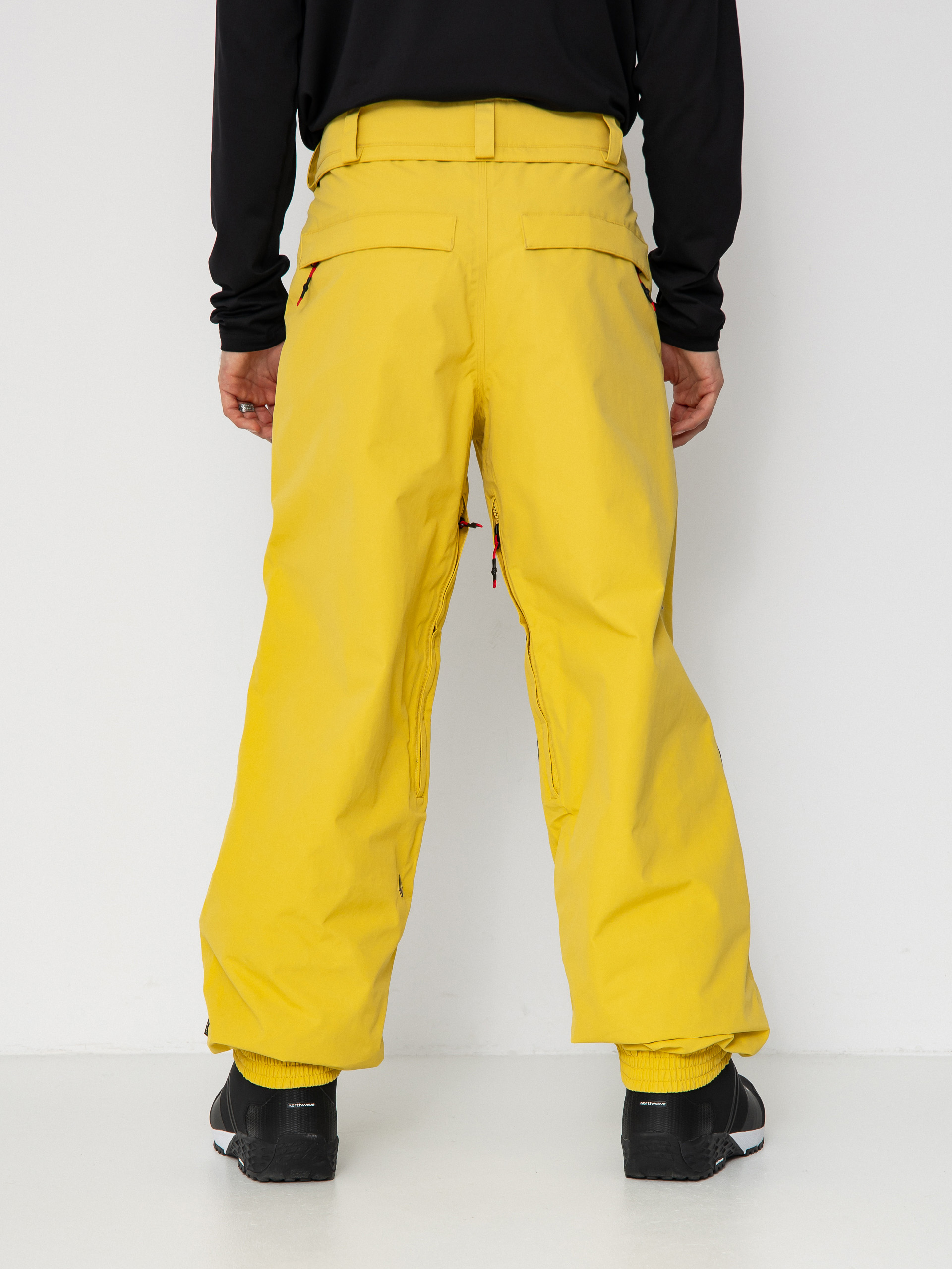 Pánské Snowboardové kalhoty  Volcom Longo Gore Tex (dark yellow)