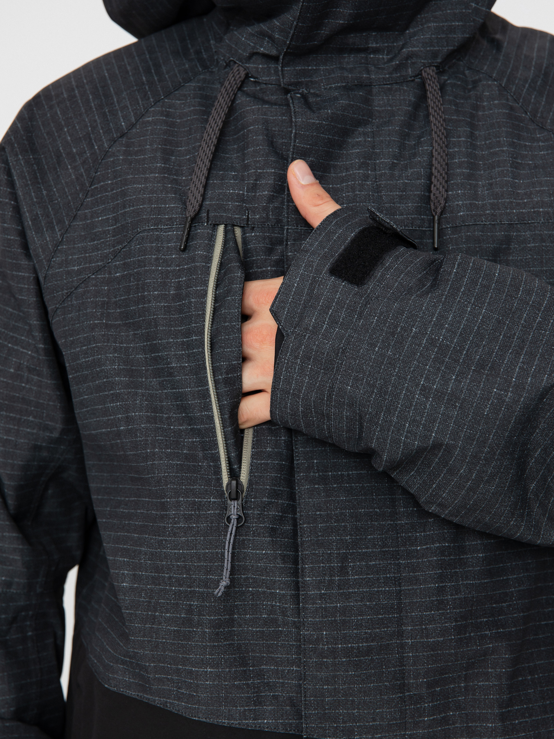 Pánská Snowboardová bunda 686 Geo Insulated (black ripstop colorblock)