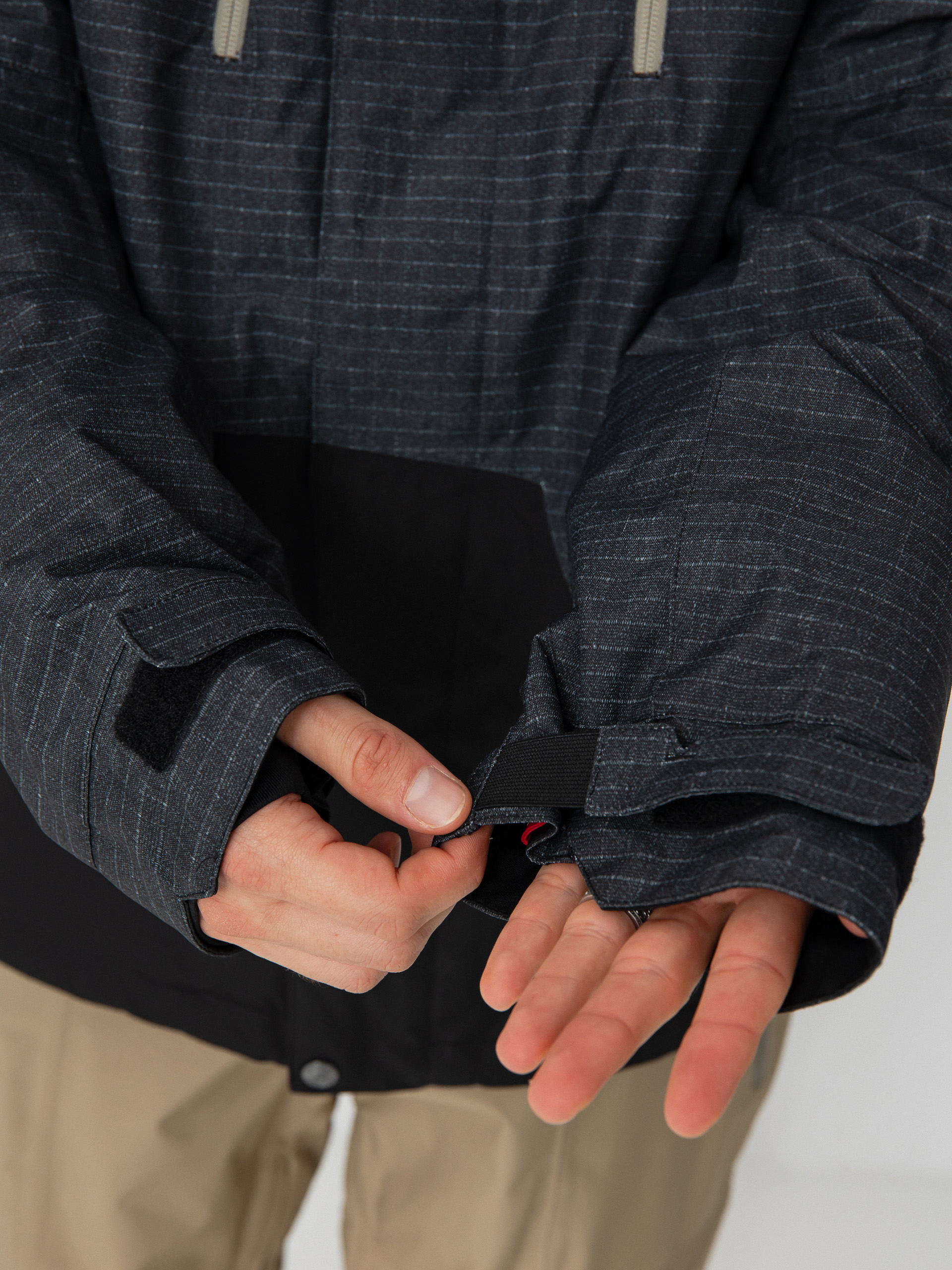 Pánská Snowboardová bunda 686 Geo Insulated (black ripstop colorblock)