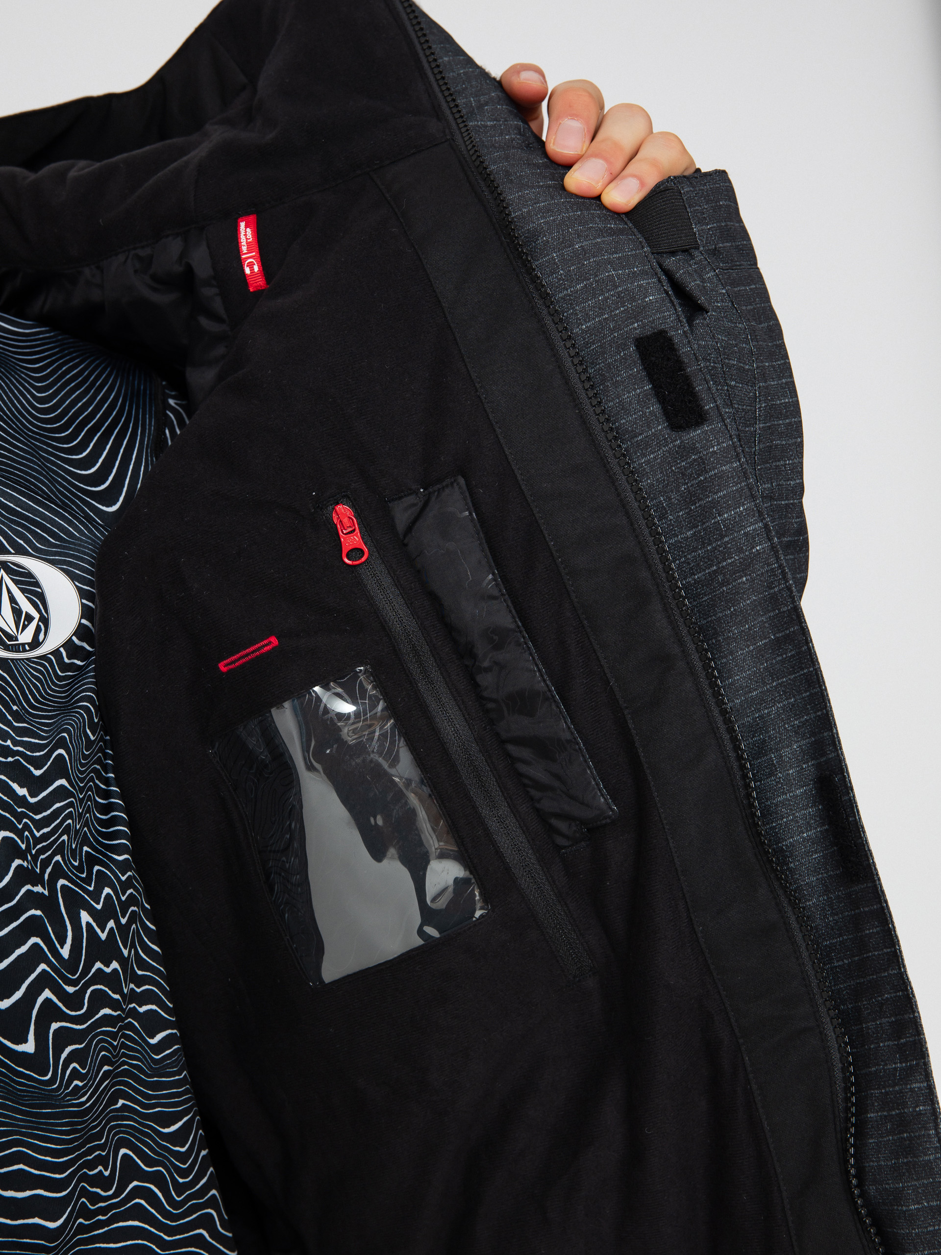 Pánská Snowboardová bunda 686 Geo Insulated (black ripstop colorblock)