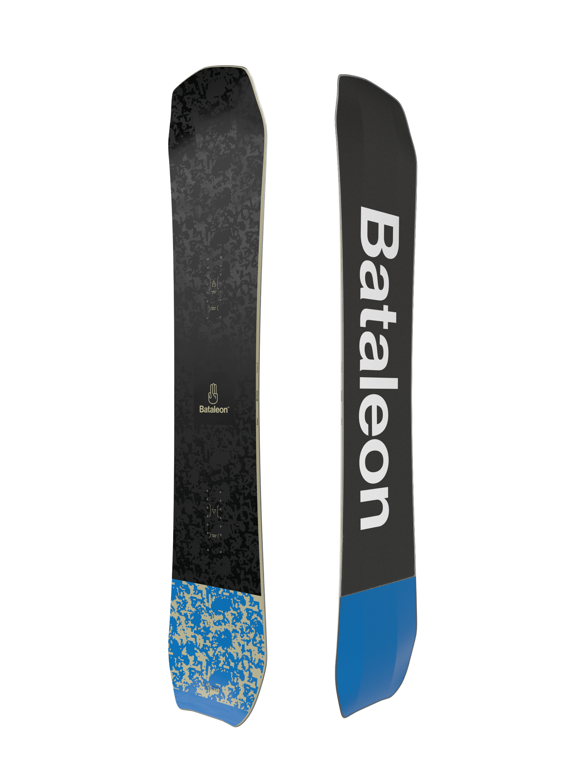 Pánská Snowboard Bataleon Whatever (black/white/blue)