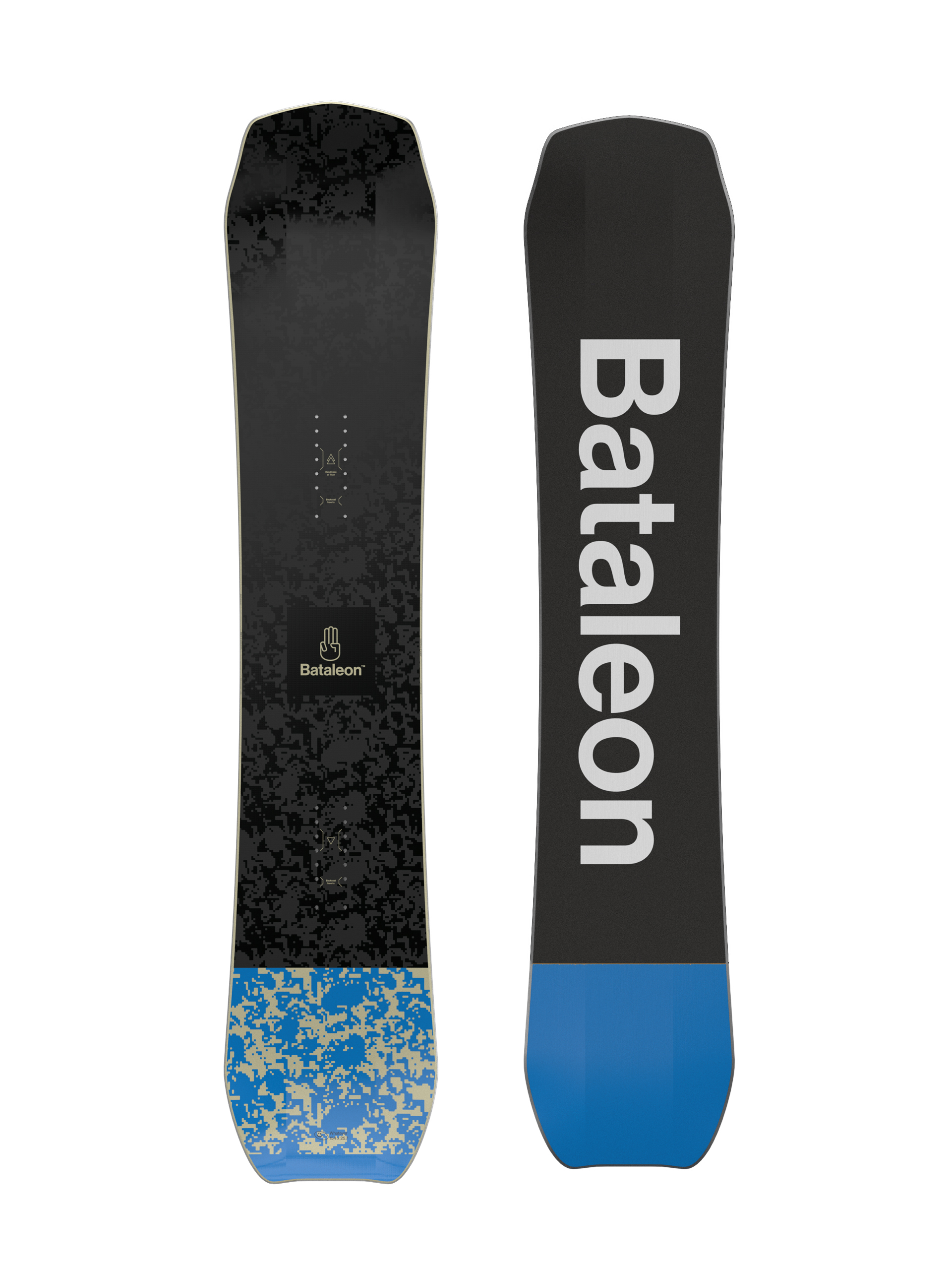 Snowboard Bataleon Whatever (black/white/blue)