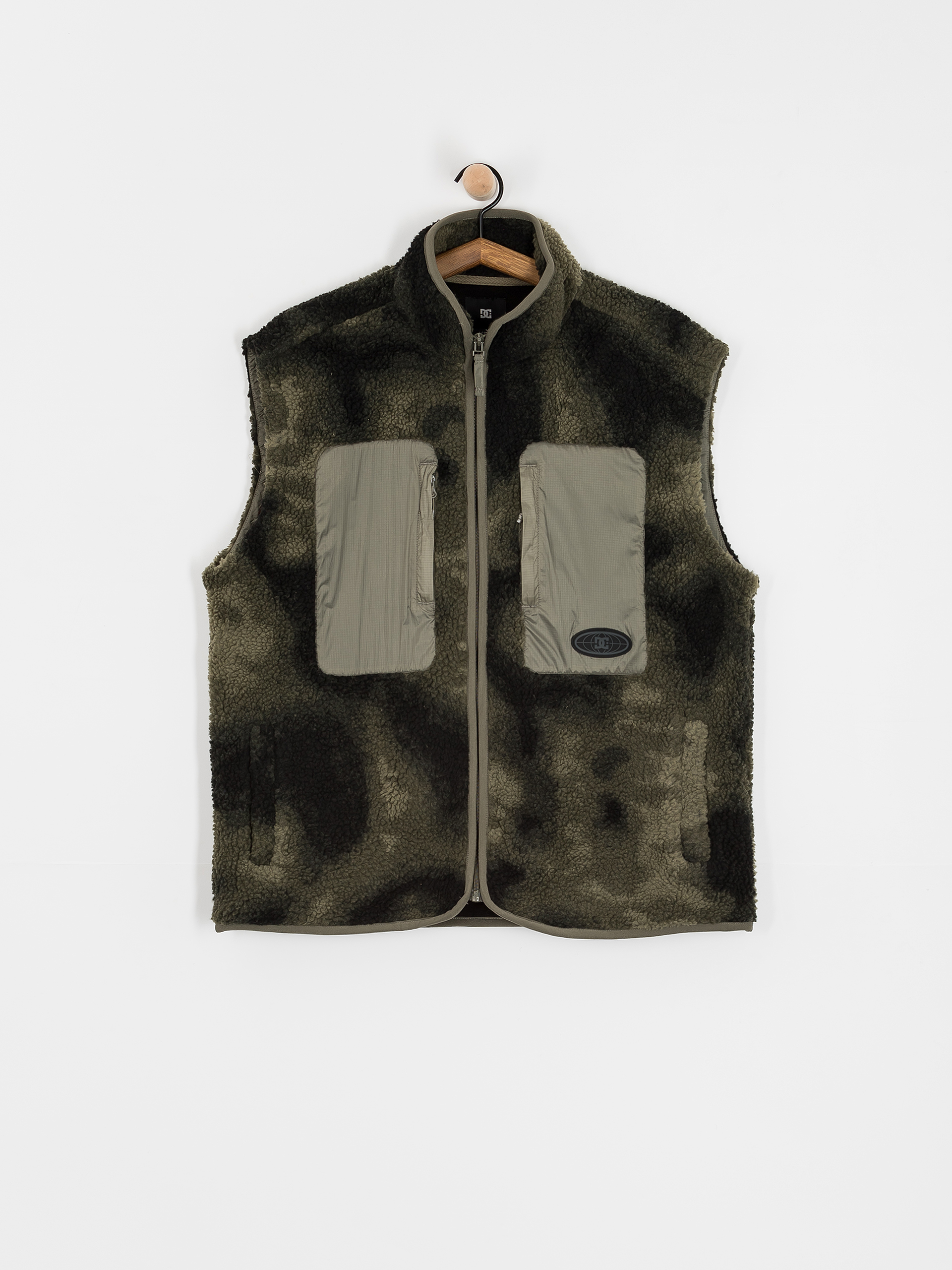 Pánský Fleecová mikina DC Traverse (olive overspray prnt)