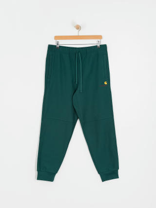 Kalhoty Carhartt WIP American Script Jogging (malachite)