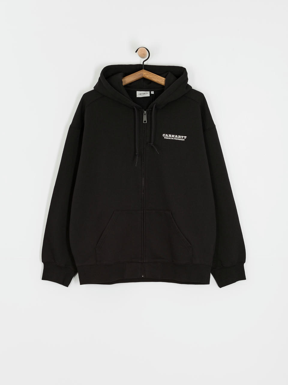 Mikina s kapucí Carhartt WIP Runaway ZHD (black/wax)