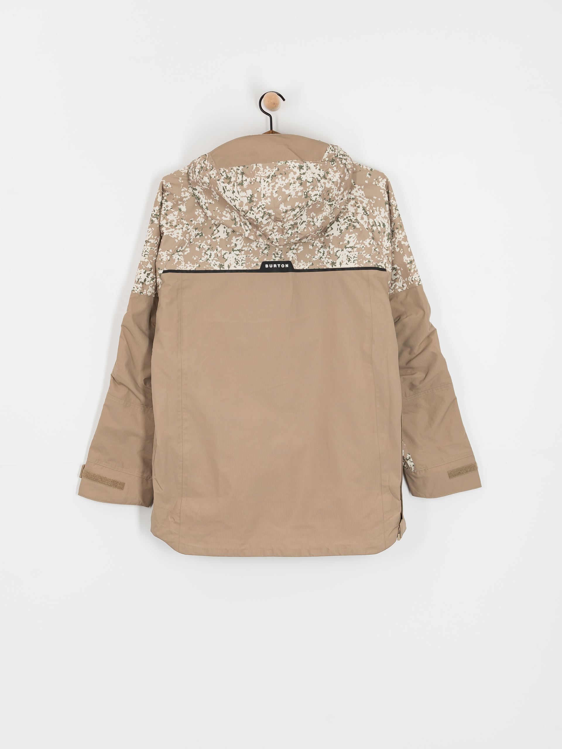 Pánská Snowboardová bunda Burton Frostner Anorak (snowfall camo/summit taupe)