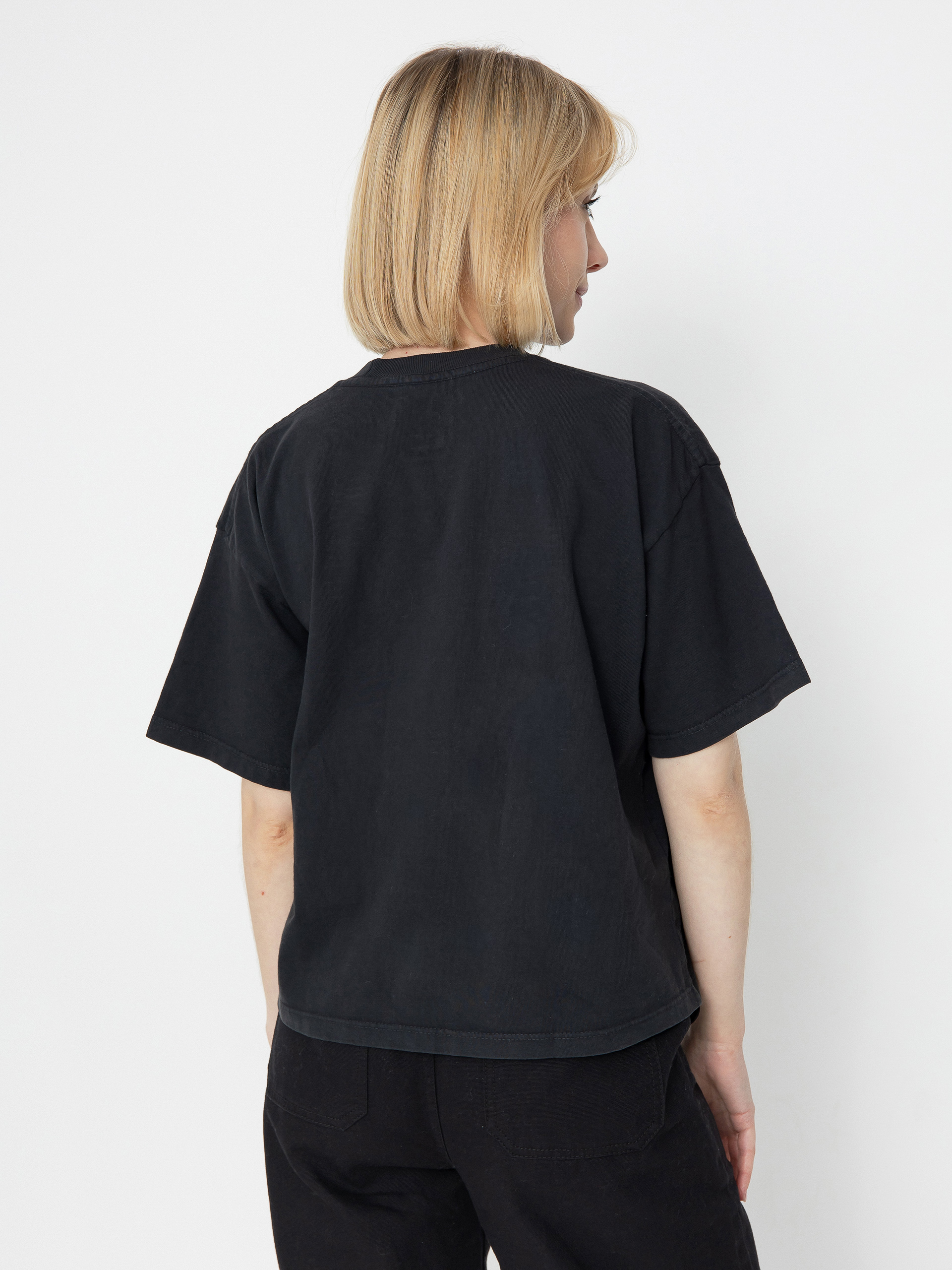 Tričko OBEY Stork Wmn (black)