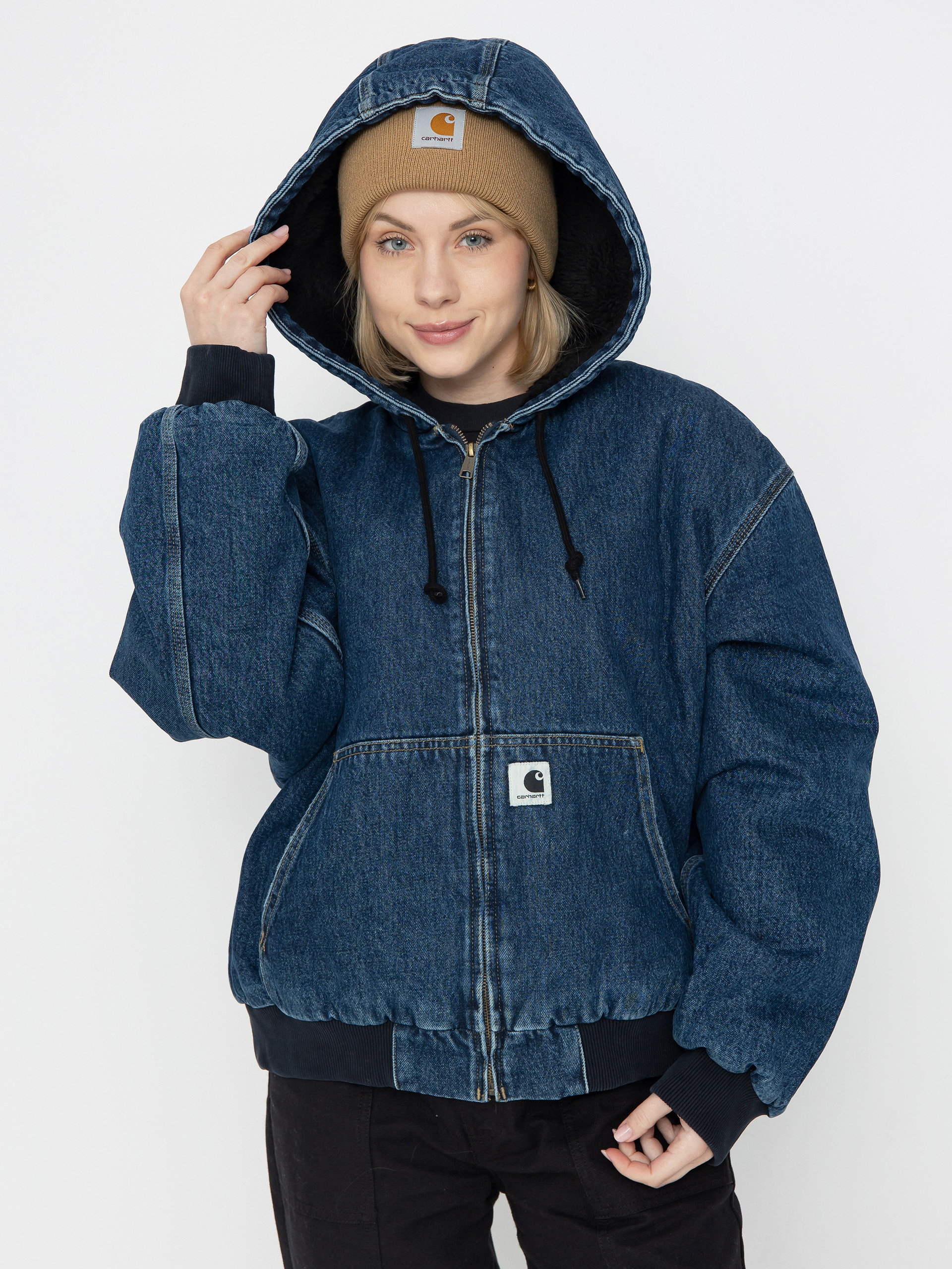 Bunda Carhartt WIP OG Active Wmn (blue stone washed)