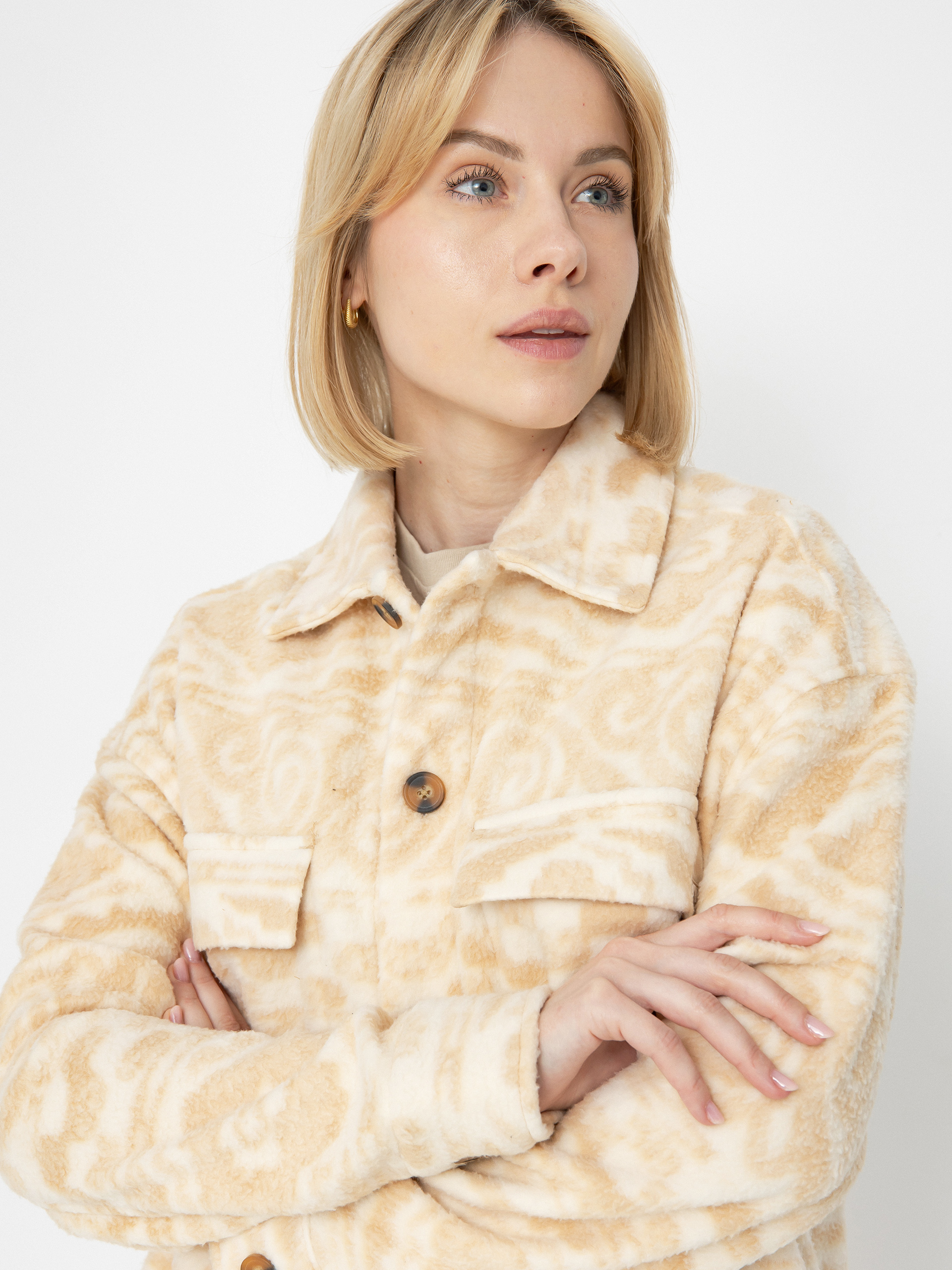 Košile Billabong Happy Camper Shacket Wmn (wet sand)