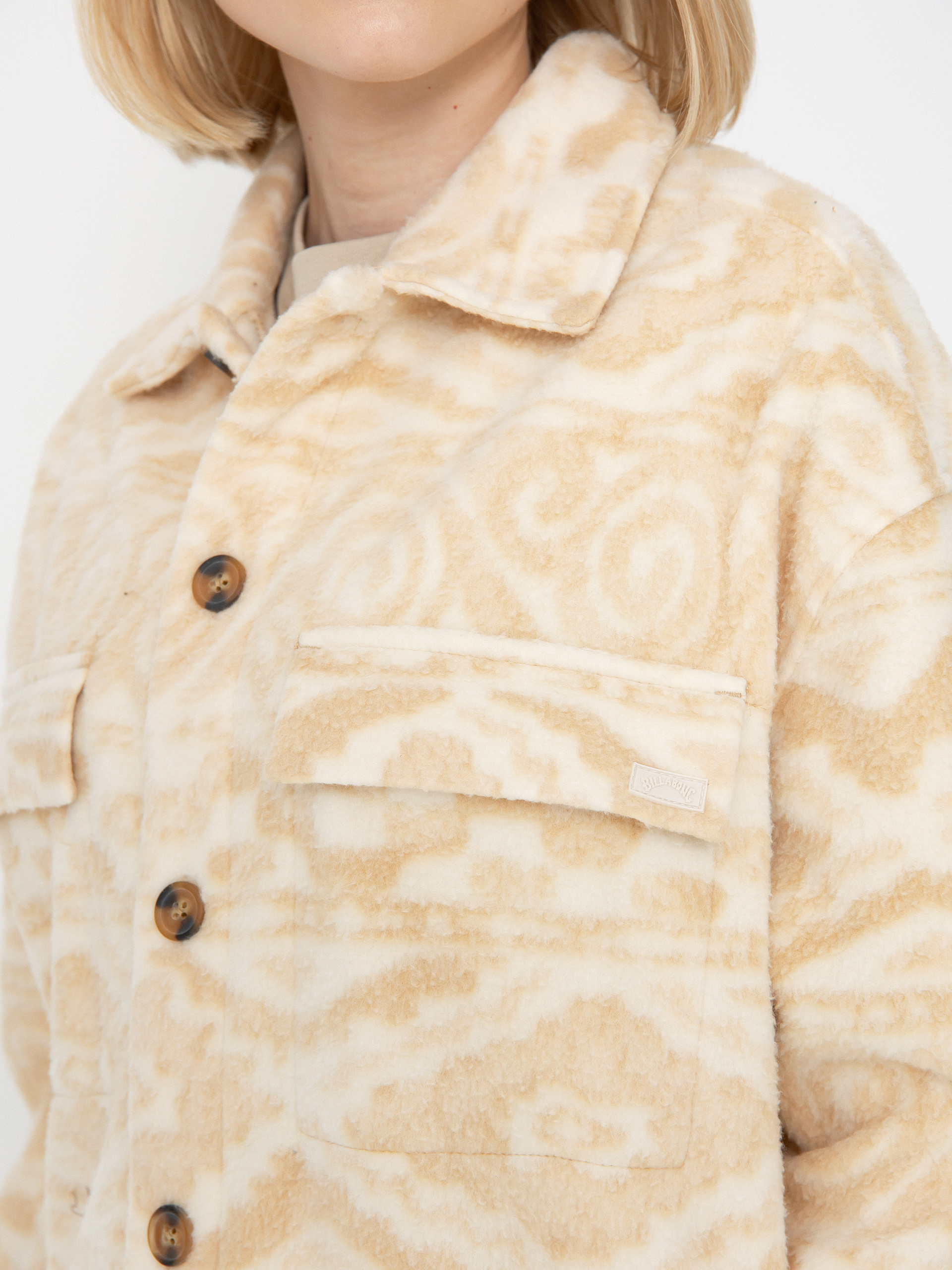 Košile Billabong Happy Camper Shacket Wmn (wet sand)