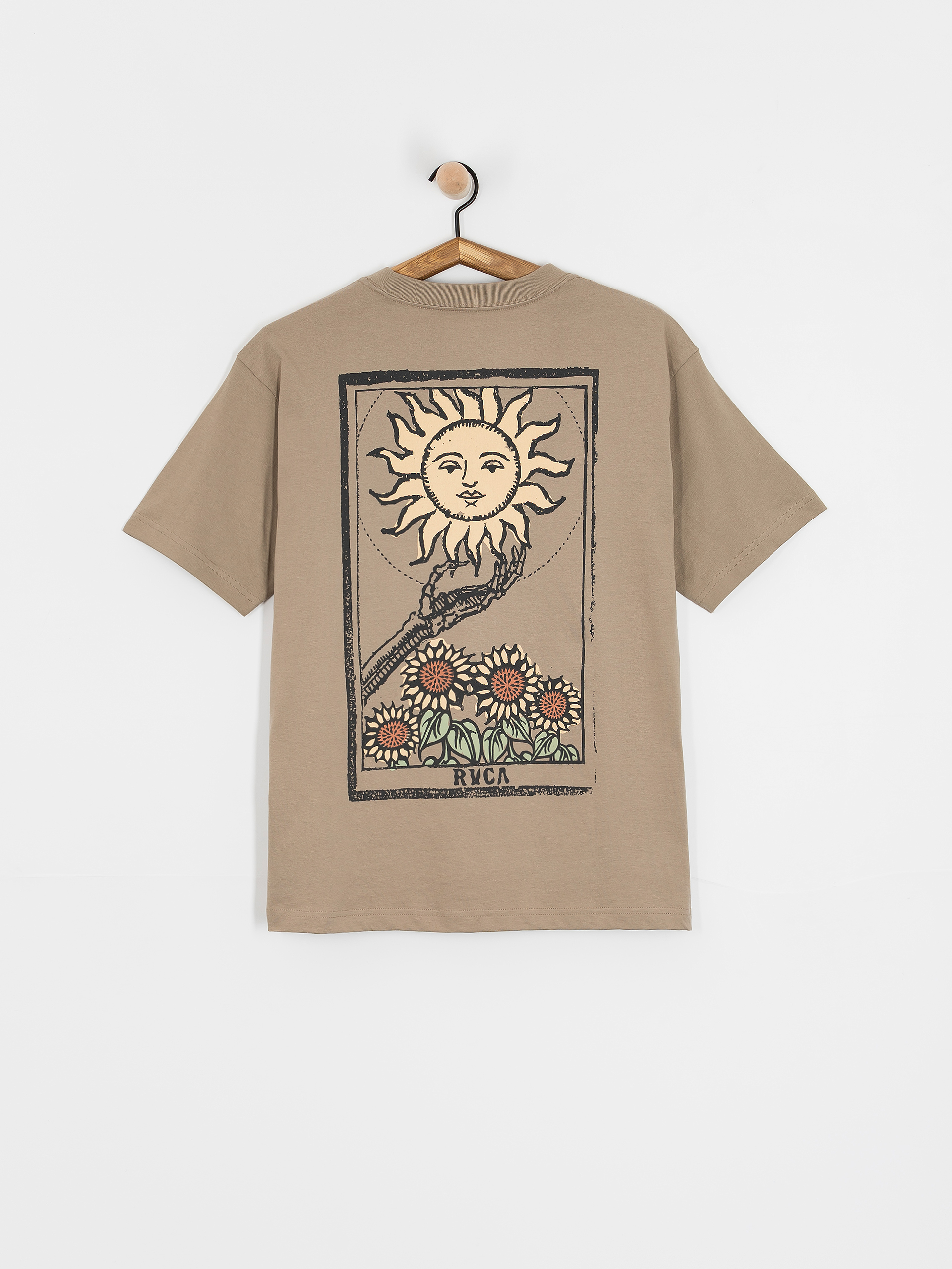 Tričko RVCA Sunflower Tarrot (dark khaki)