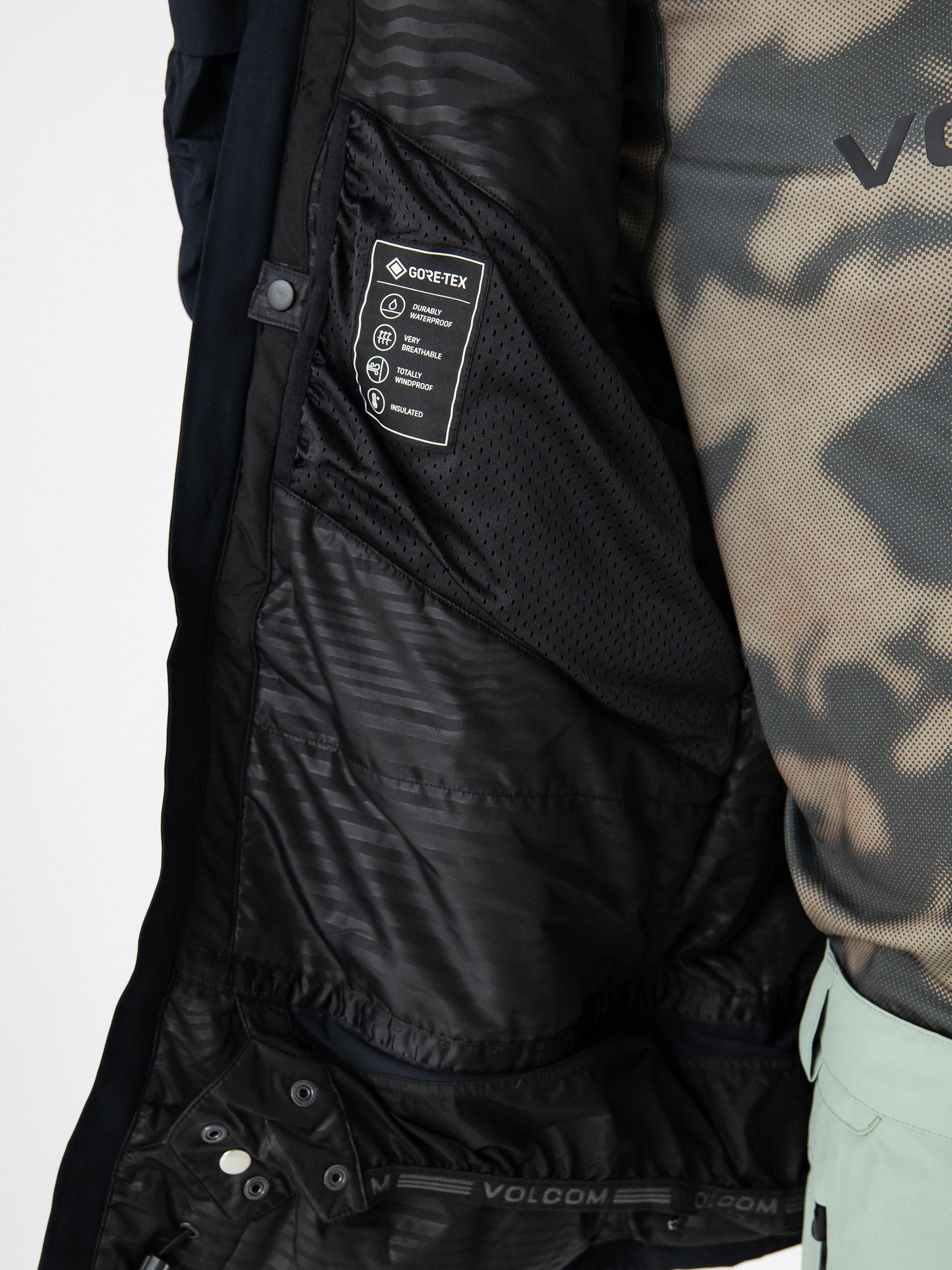 Pánská Snowboardová bunda Volcom L Ins Gore Tex (black)