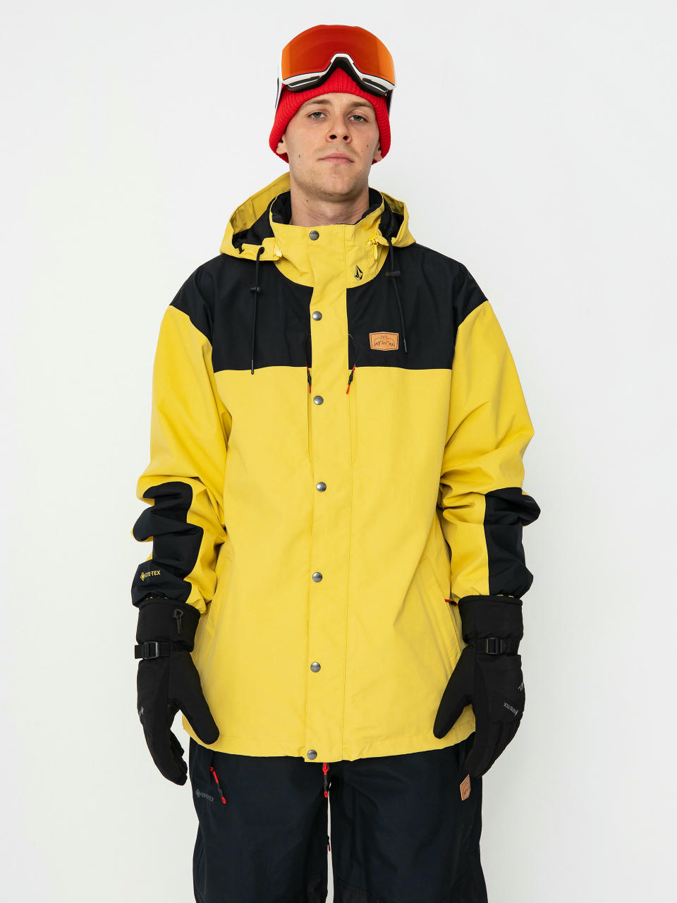 Pánská Snowboardová bunda Volcom Longo Gore Tex (dark yellow)