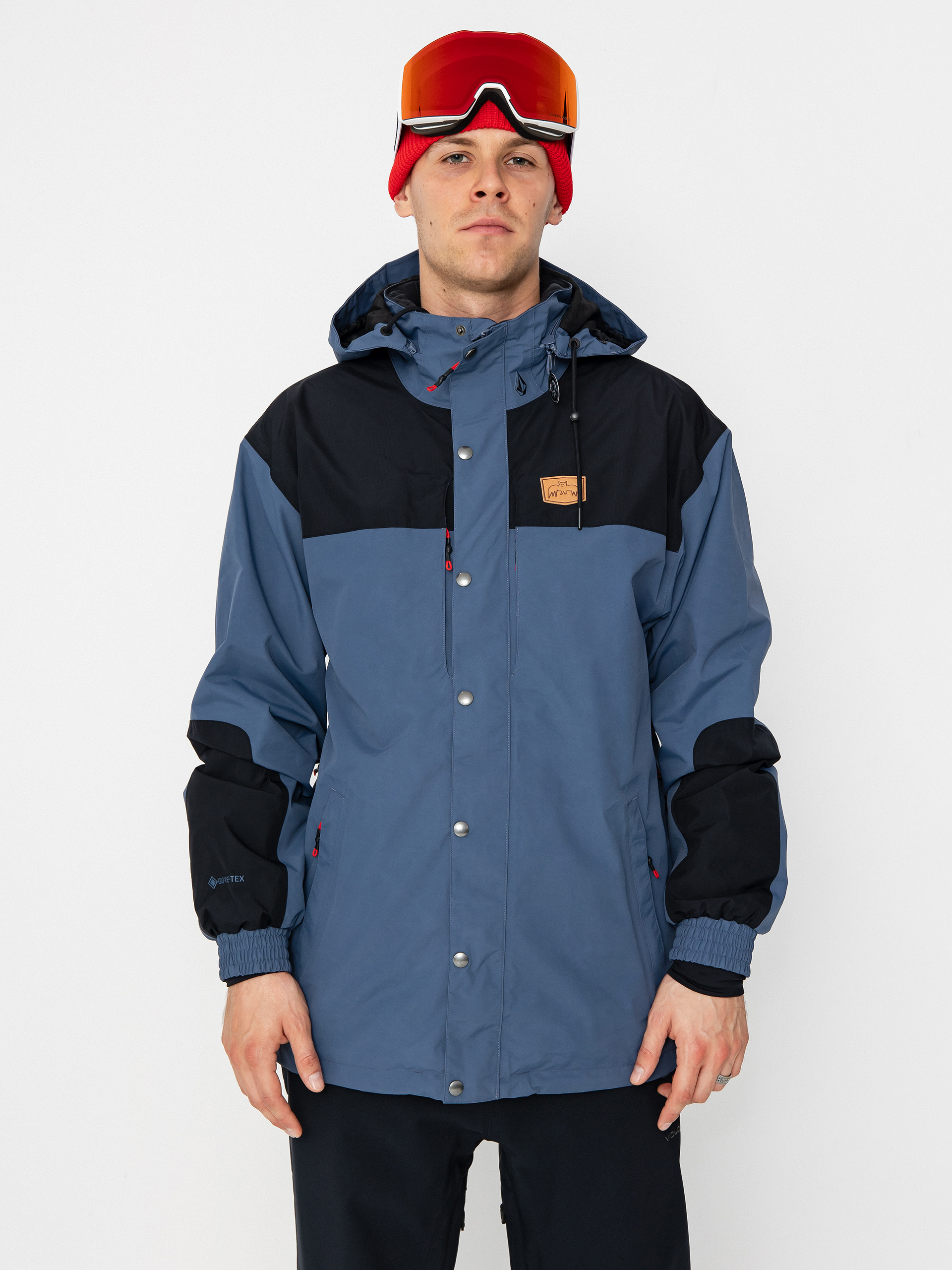 Snowboardovu00e1 bunda Volcom Longo Gore Tex (indigo)